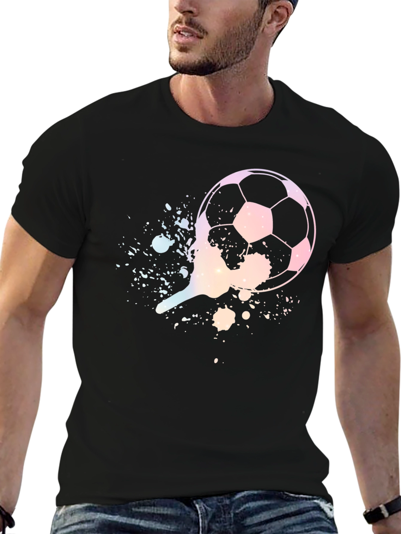 Soccer Splash T-Shirt - Unique Graphic Tee