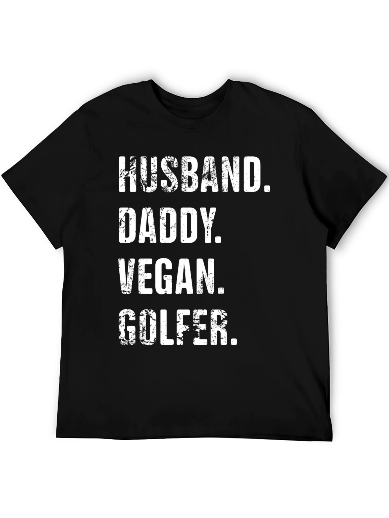 Husband Daddy Vegan Golfer T-Shirt