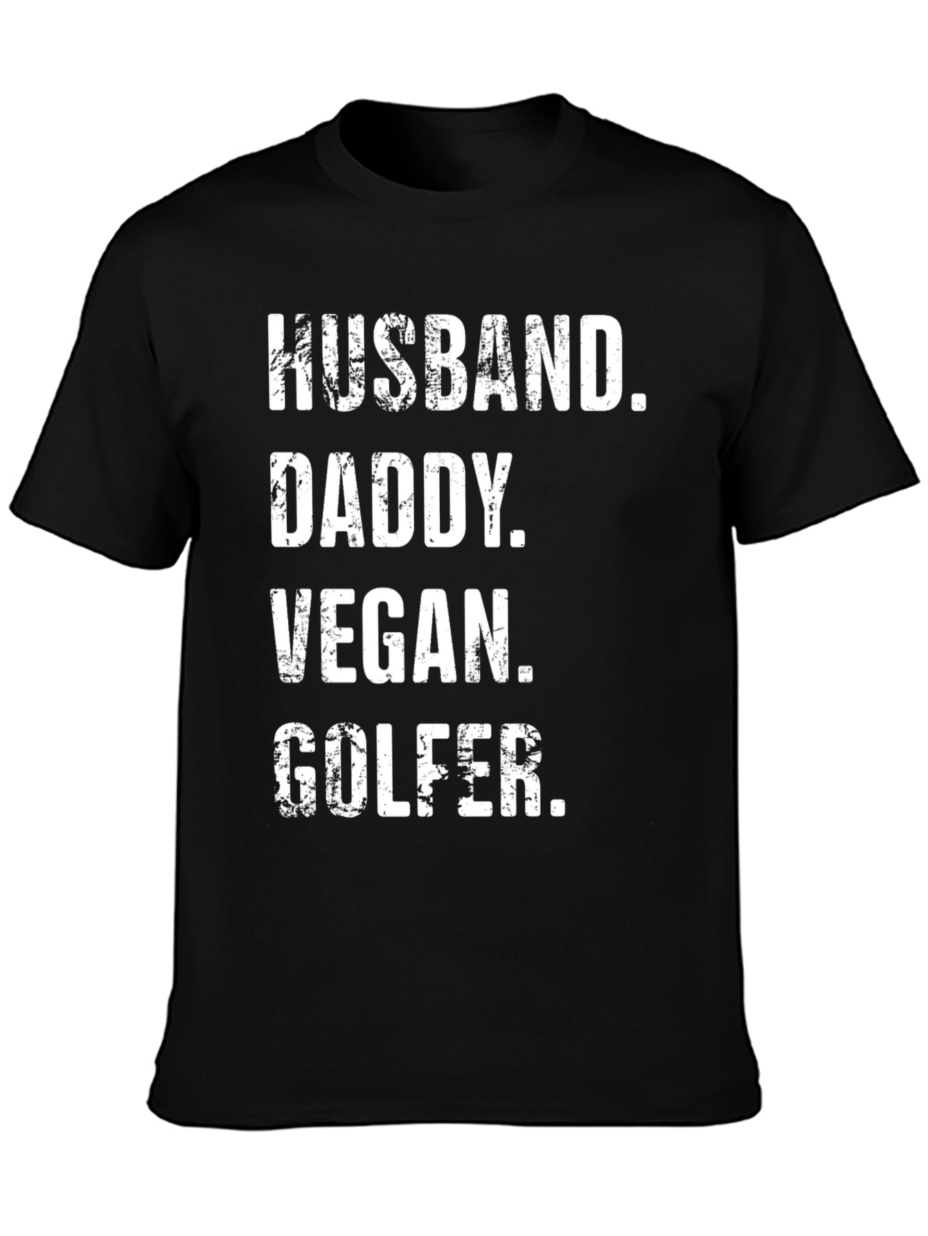 Husband Daddy Vegan Golfer T-Shirt