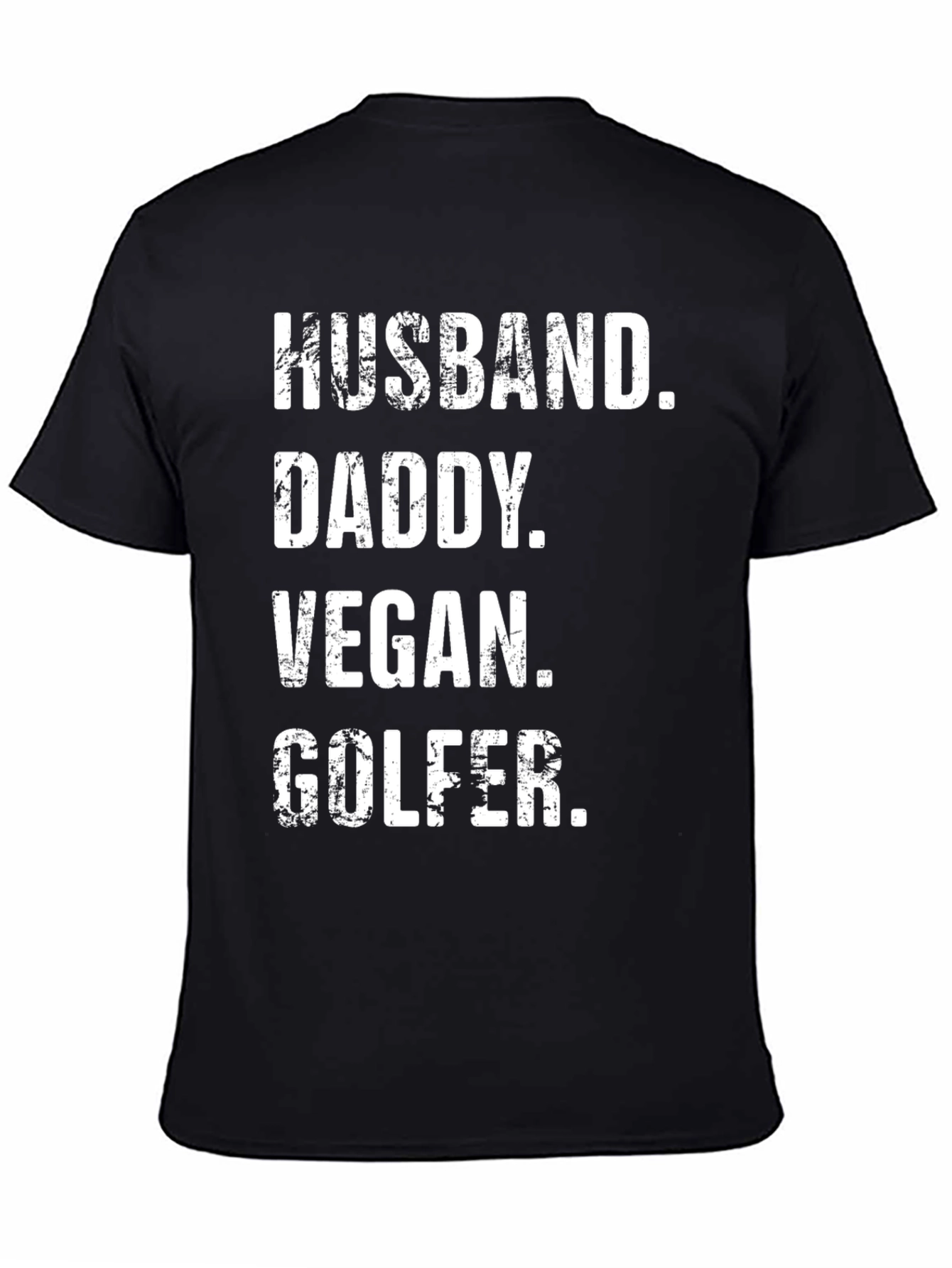 Husband Daddy Vegan Golfer T-Shirt