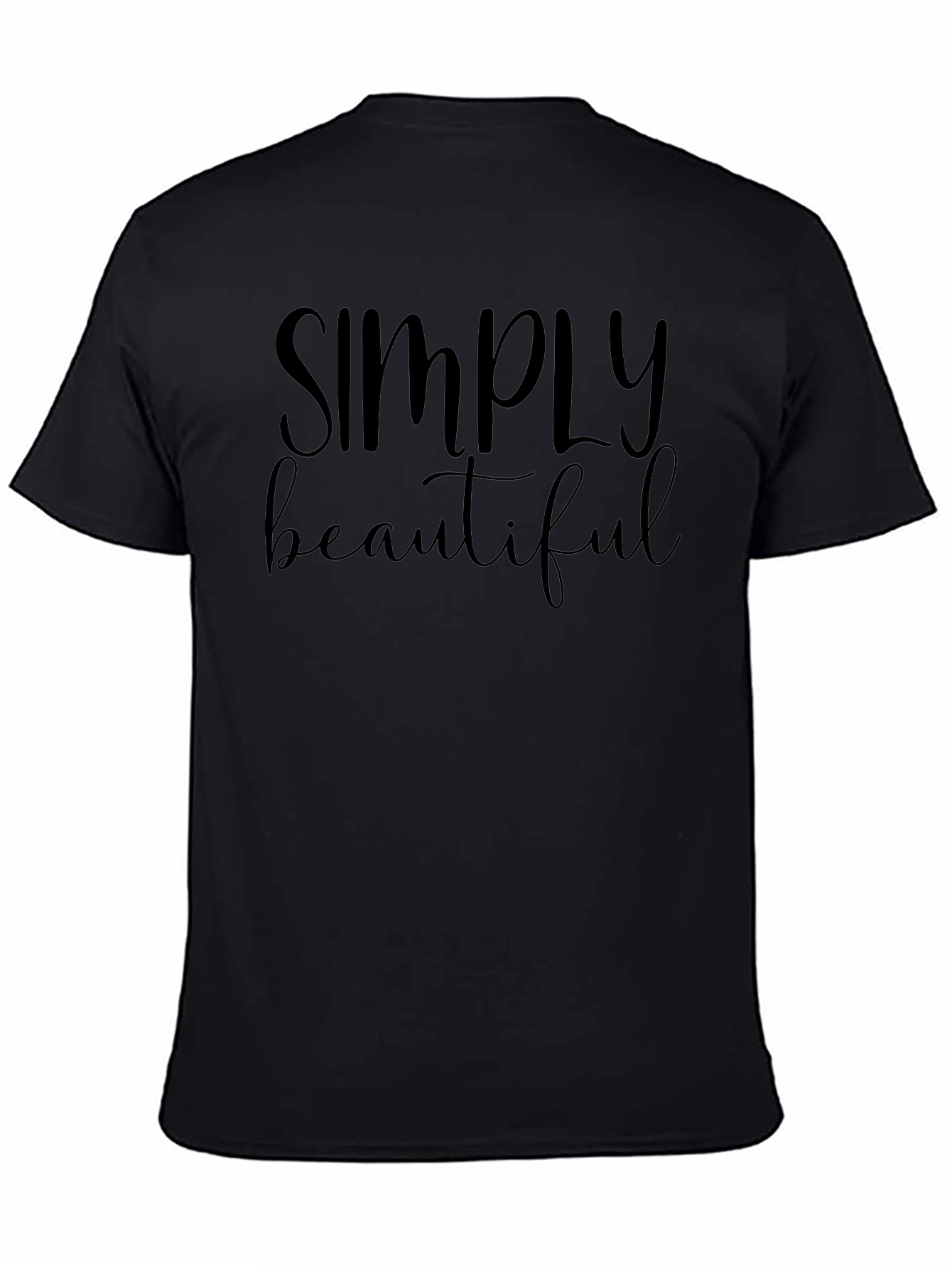 Simply Beautiful Graphic Tee - Black