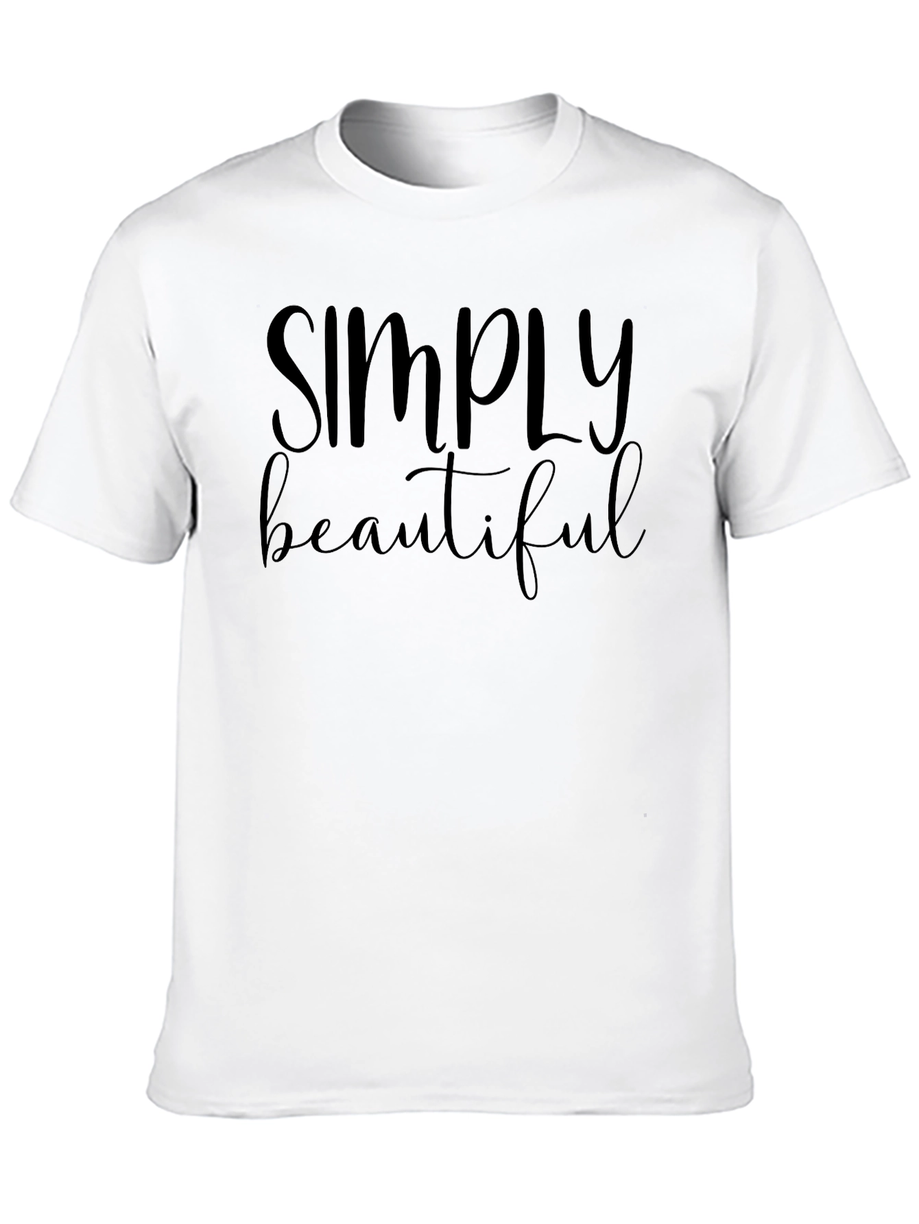 Simply Beautiful Graphic Tee - Black