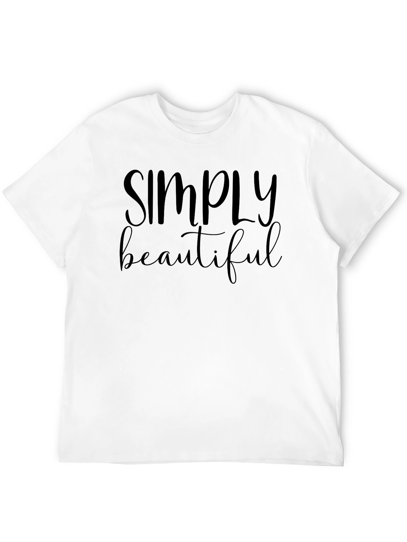 Simply Beautiful Graphic Tee - Black