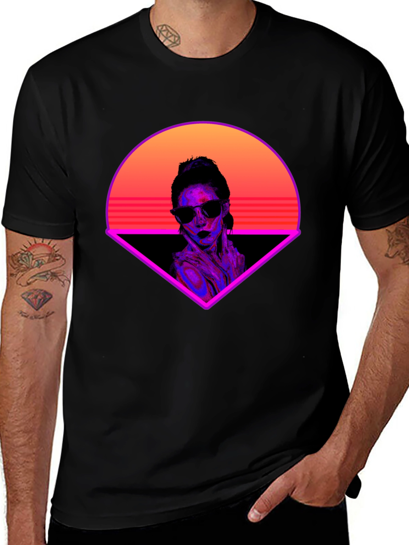 Retro Wave T-Shirt - Cool Graphic Tee