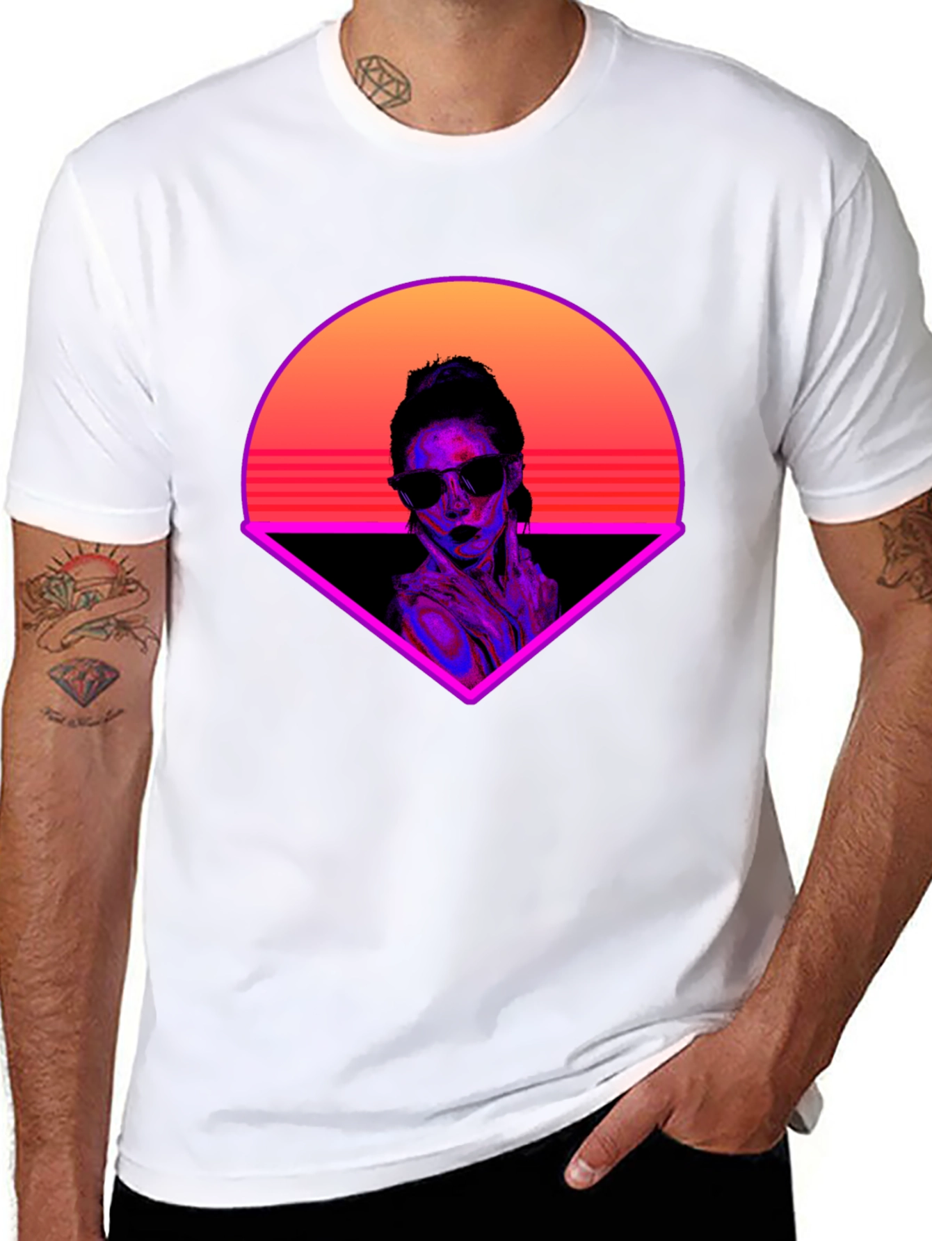 Retro Wave T-Shirt - Cool Graphic Tee