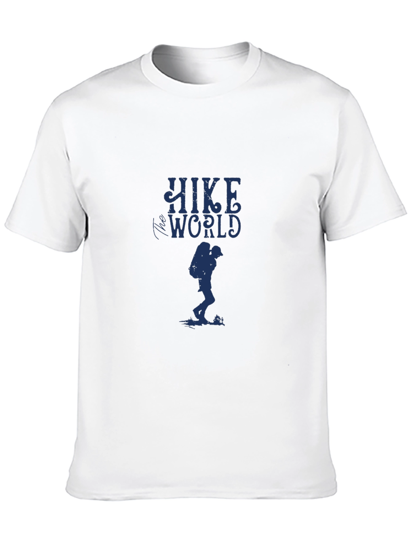 Hike World Graphic Tee - Black Adventure Shirt