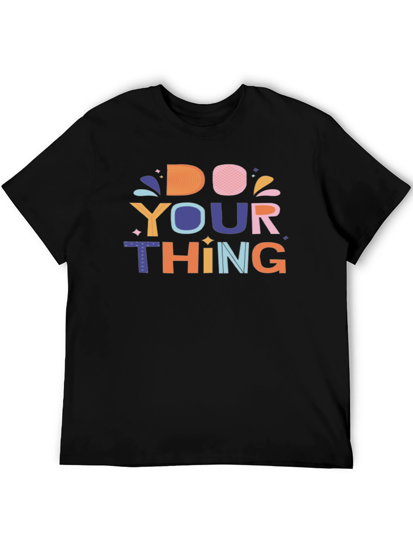 Do Your Thing Graphic Tee - Stylish Black T-Shirt