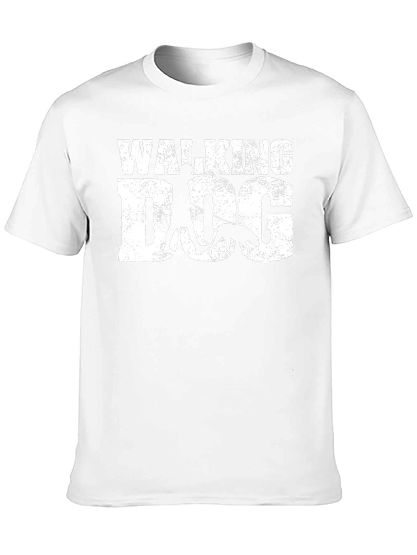 Walking Dog T-Shirt - Black Graphic Tee