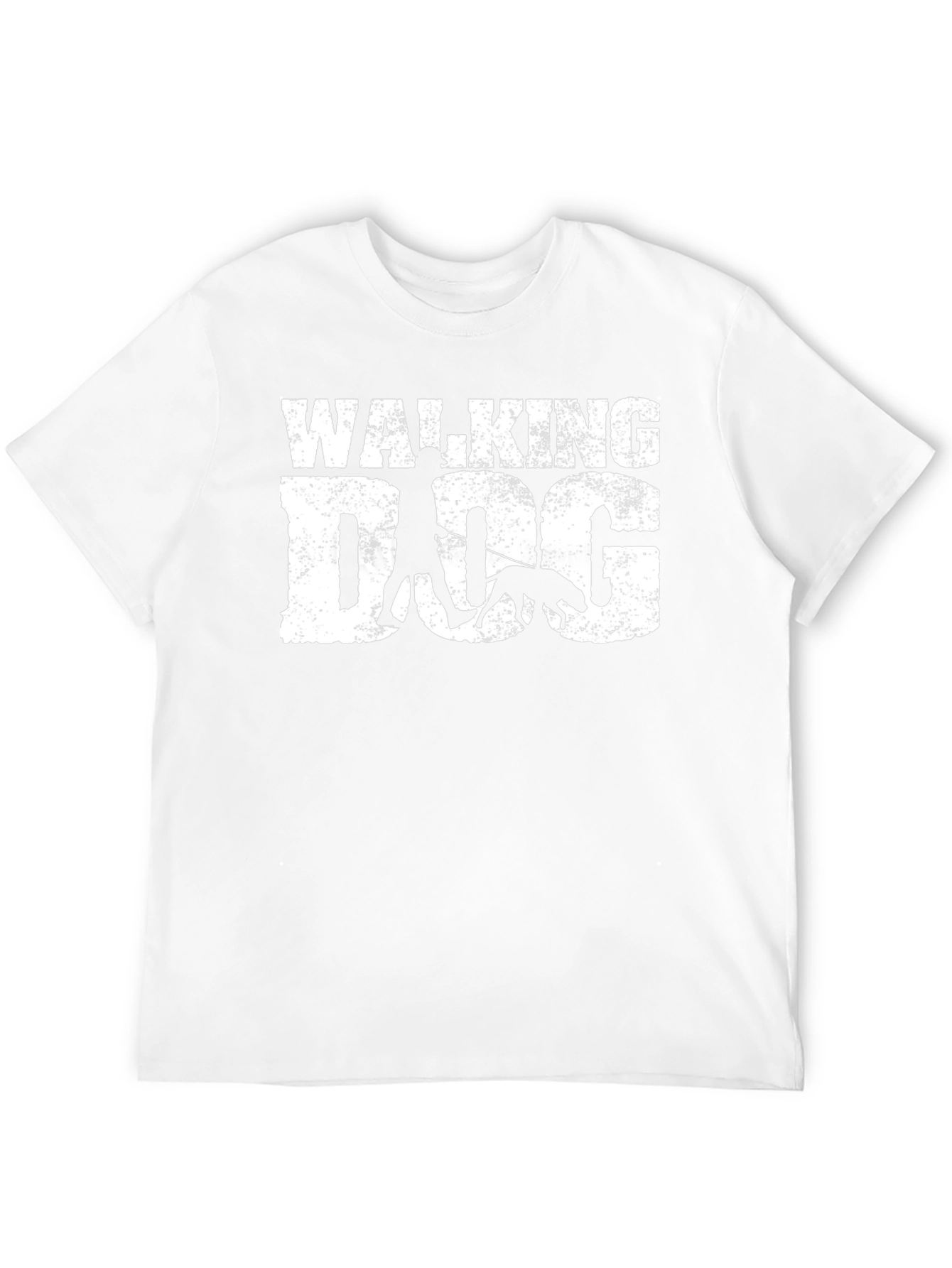 Walking Dog T-Shirt - Black Graphic Tee