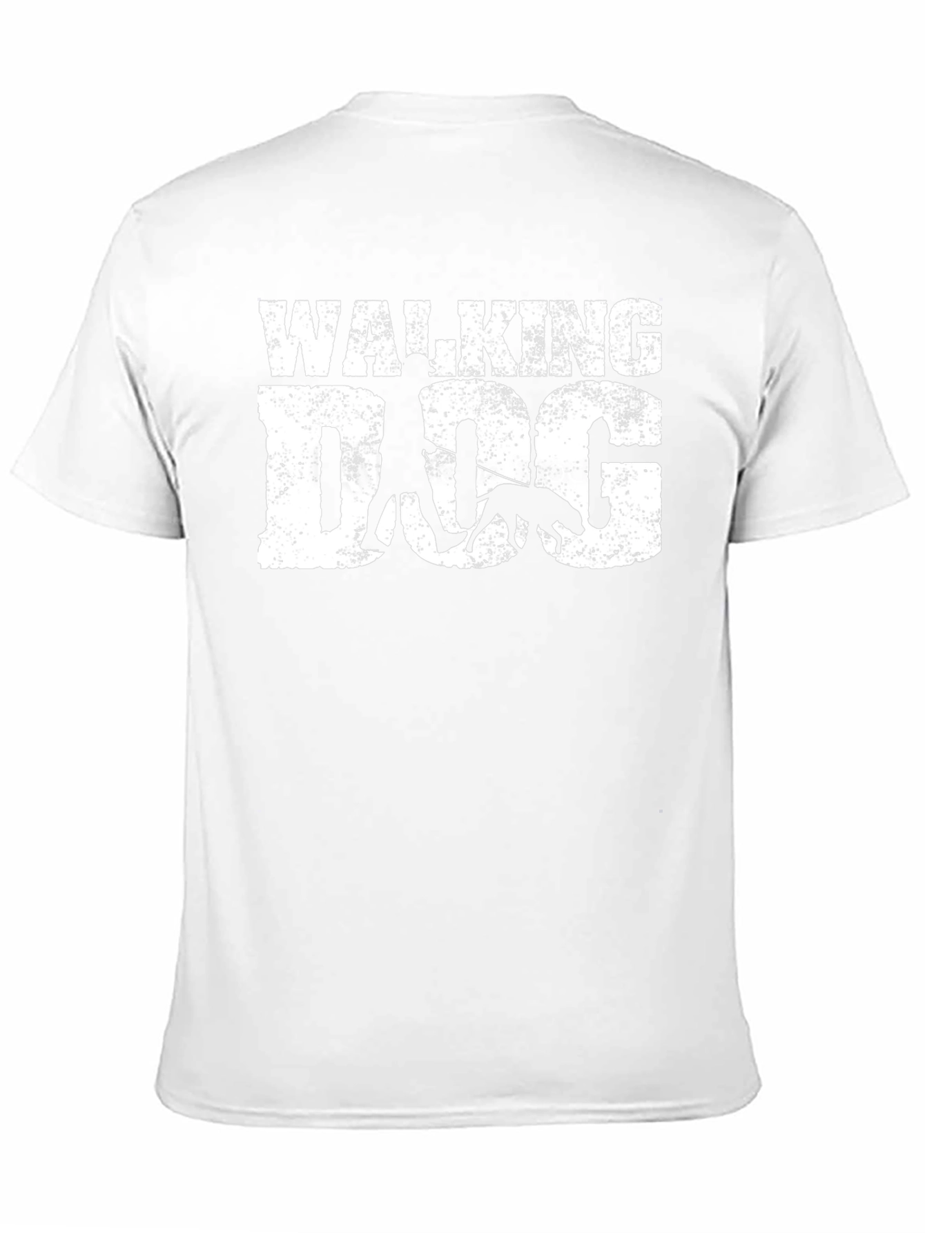 Walking Dog T-Shirt - Black Graphic Tee