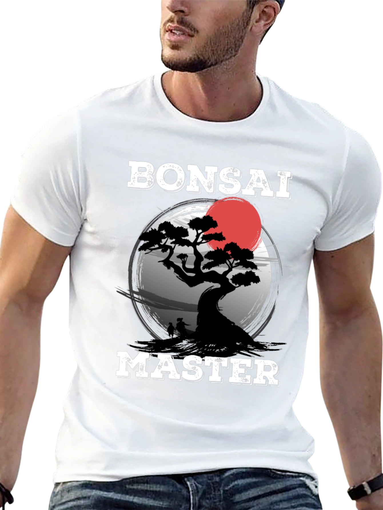 Bonsai Master Graphic T-Shirt - Black