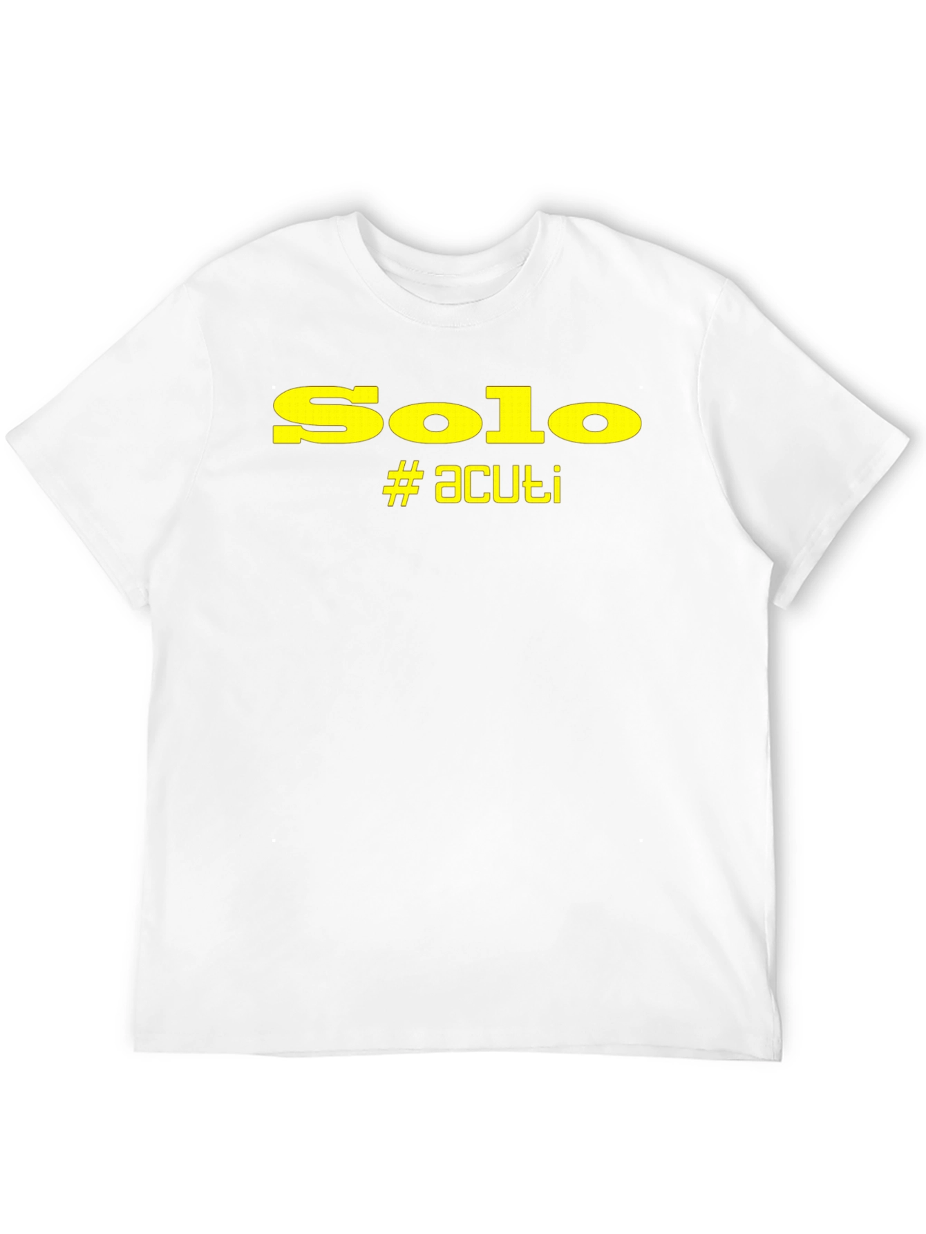 Solo #acuti Black Graphic T-Shirt