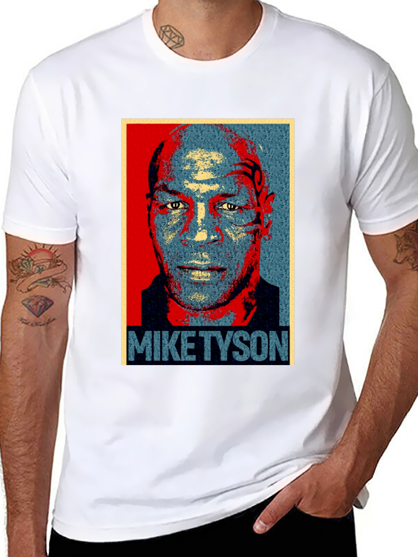 Mike Tyson Graphic Print T-Shirt