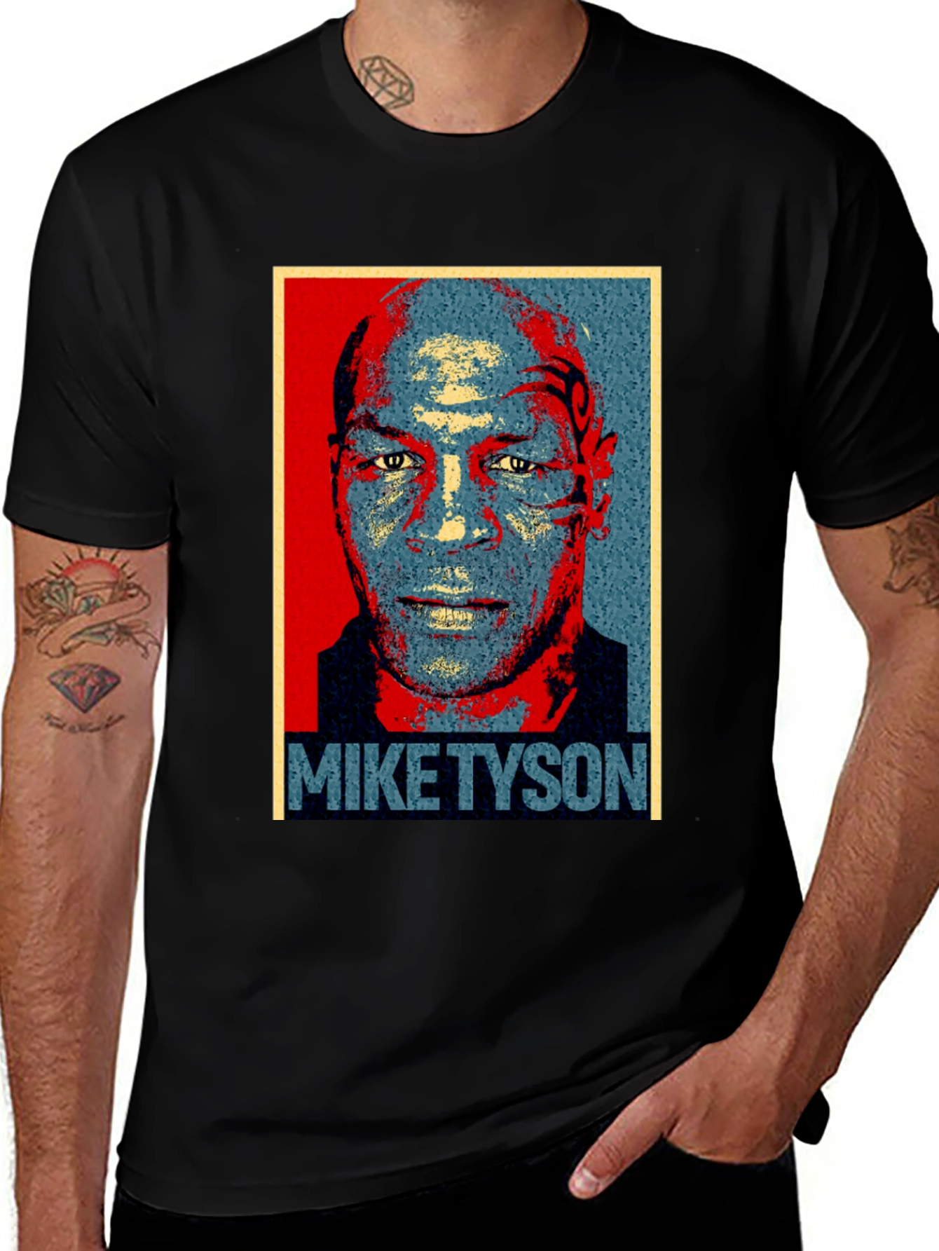 Mike Tyson Graphic Print T-Shirt
