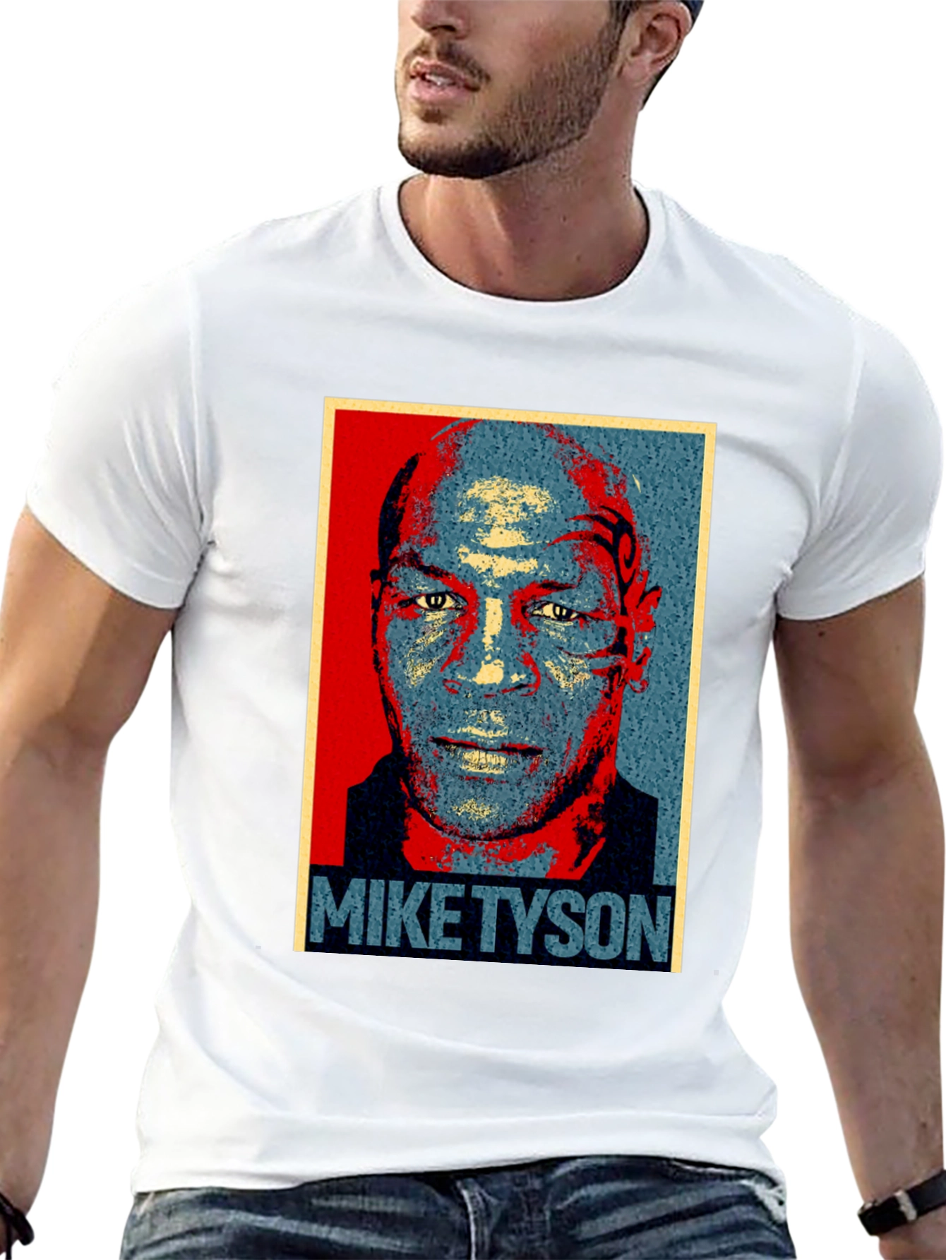 Mike Tyson Graphic Print T-Shirt