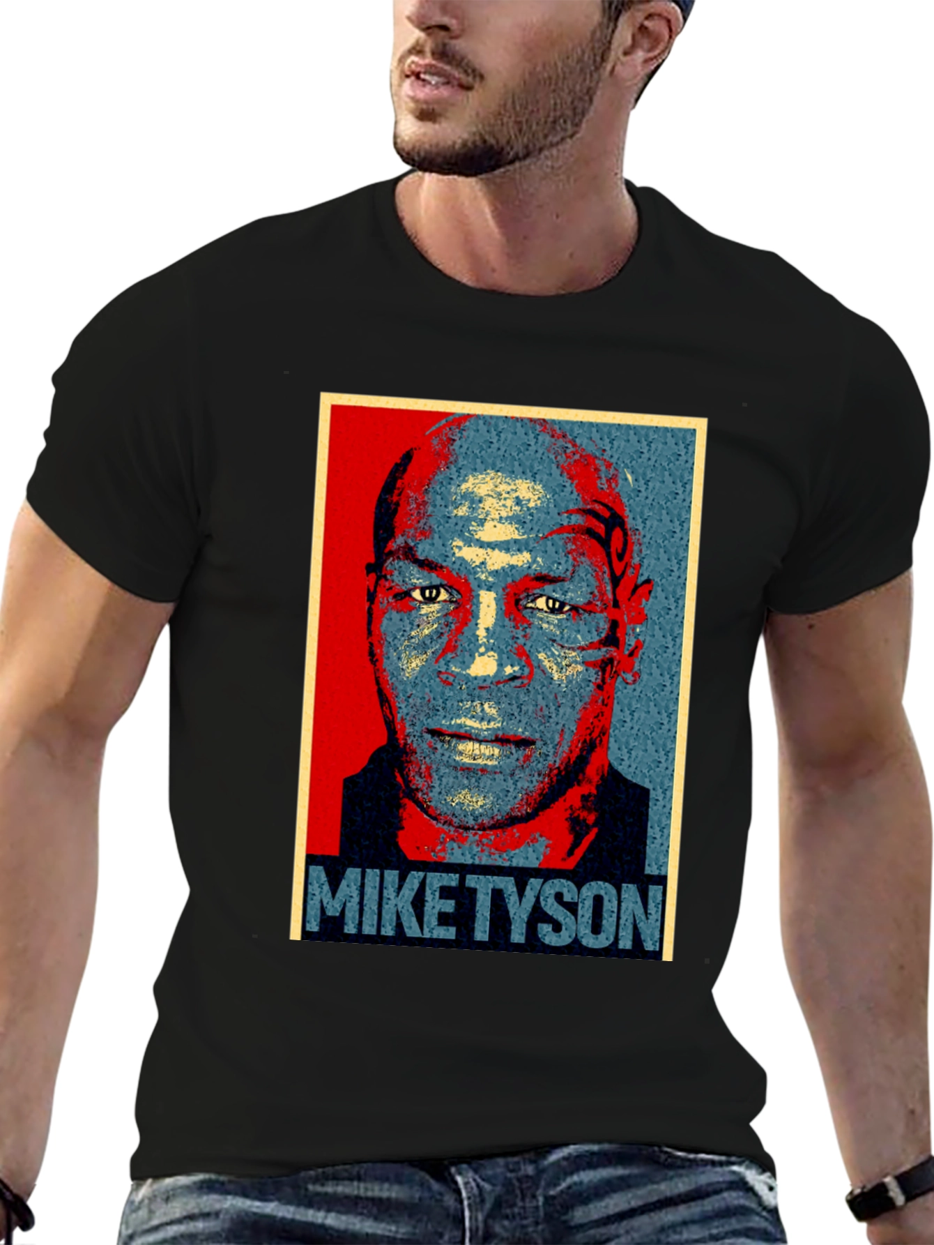 Mike Tyson Graphic Print T-Shirt