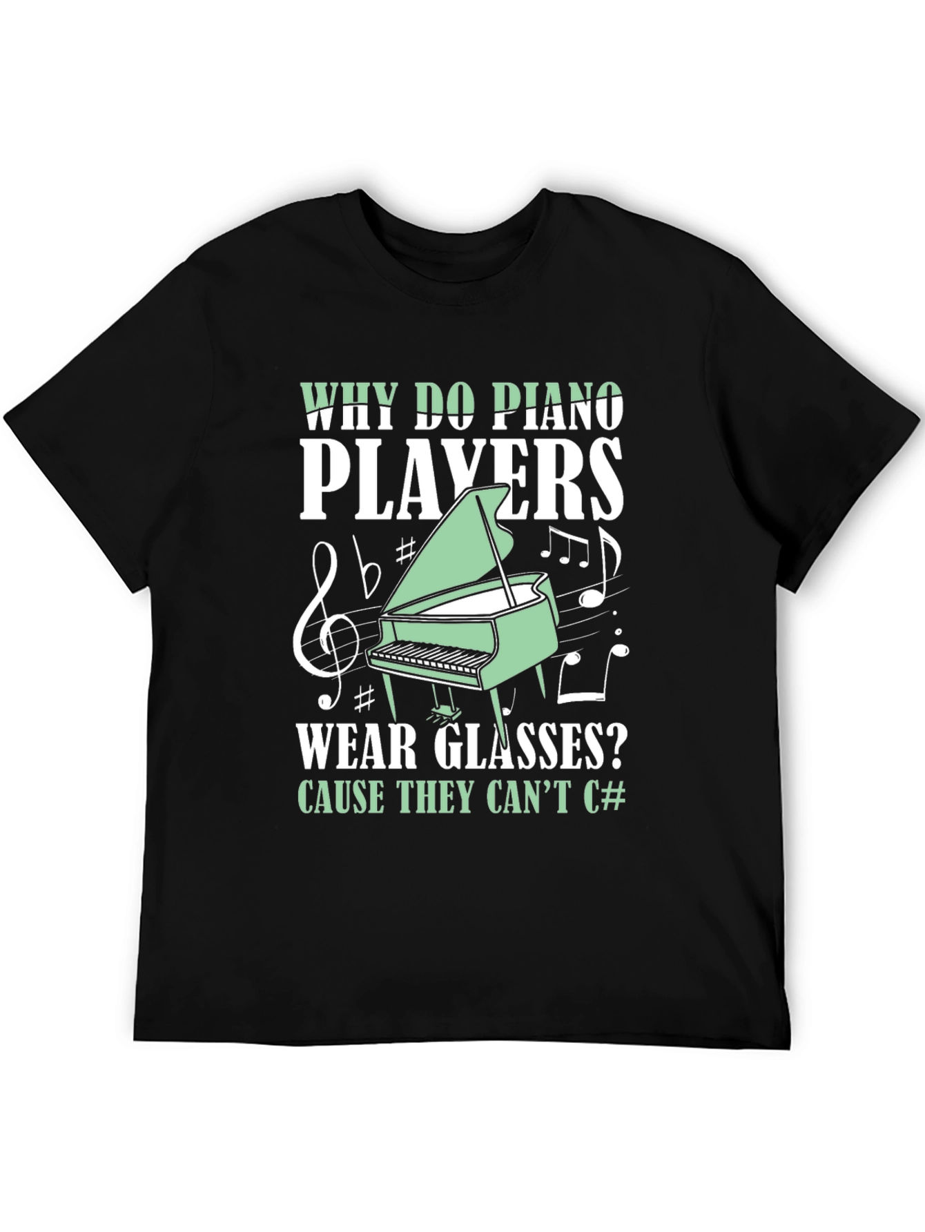 Piano Player T-Shirt - Music Pun Tee