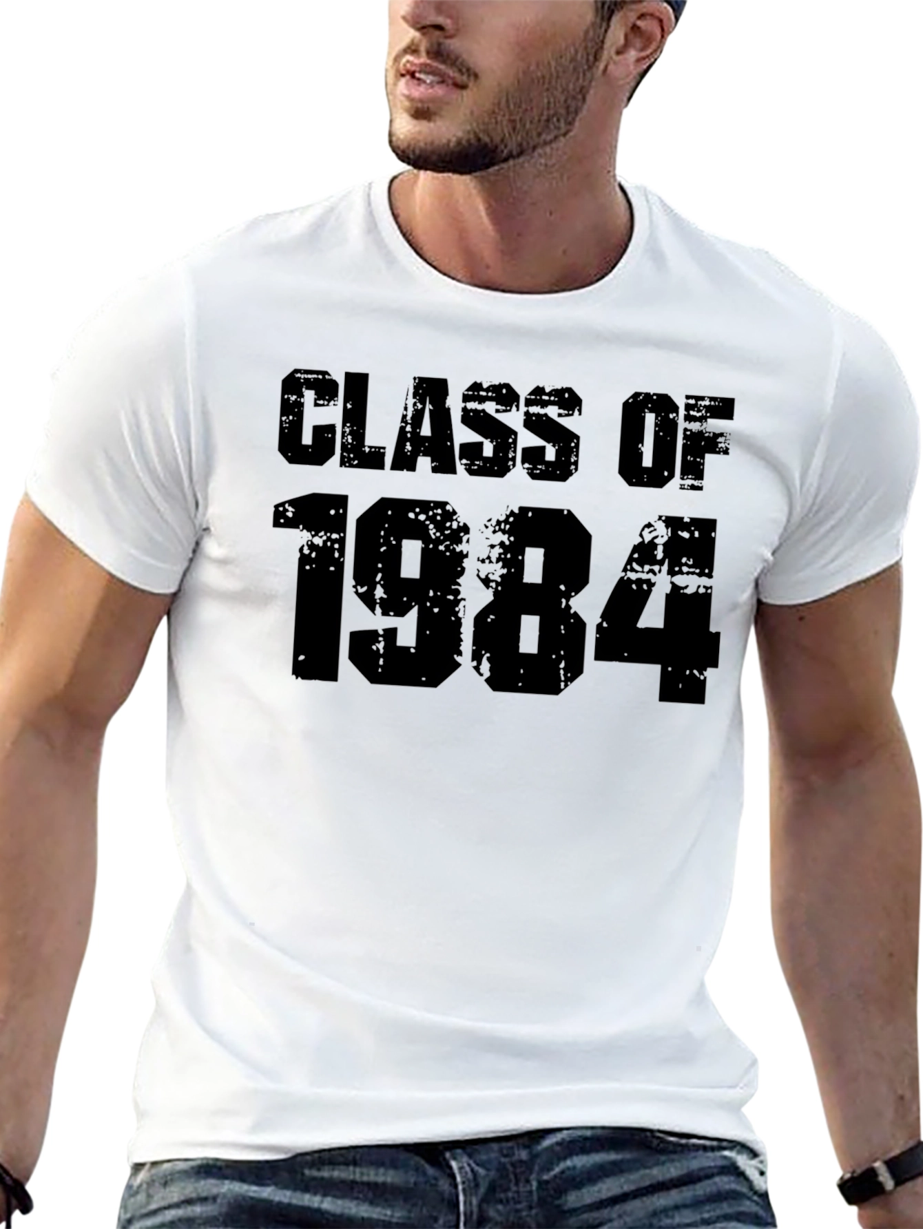 Class of 1984 Black Graphic Tee