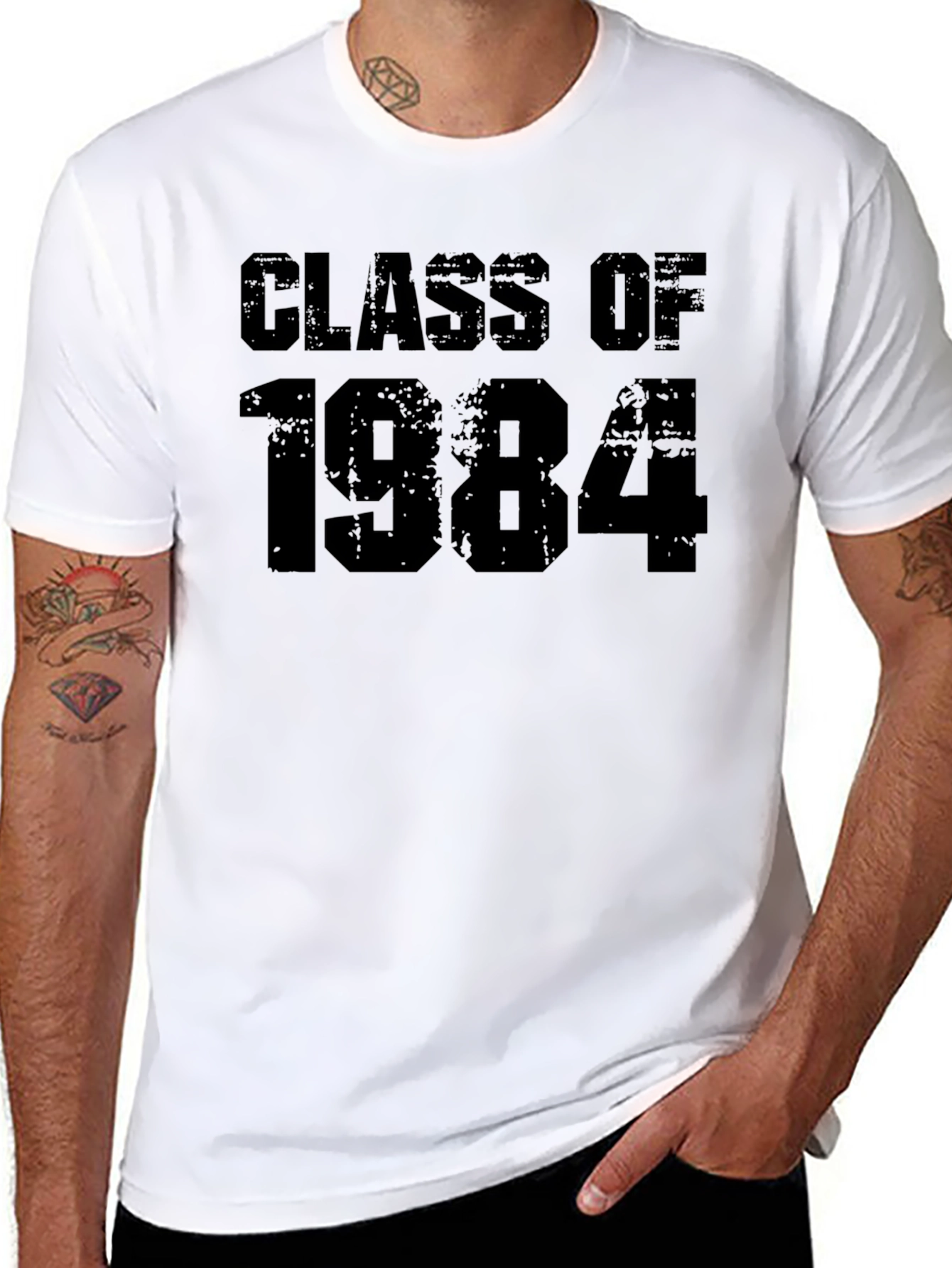 Class of 1984 Black Graphic Tee