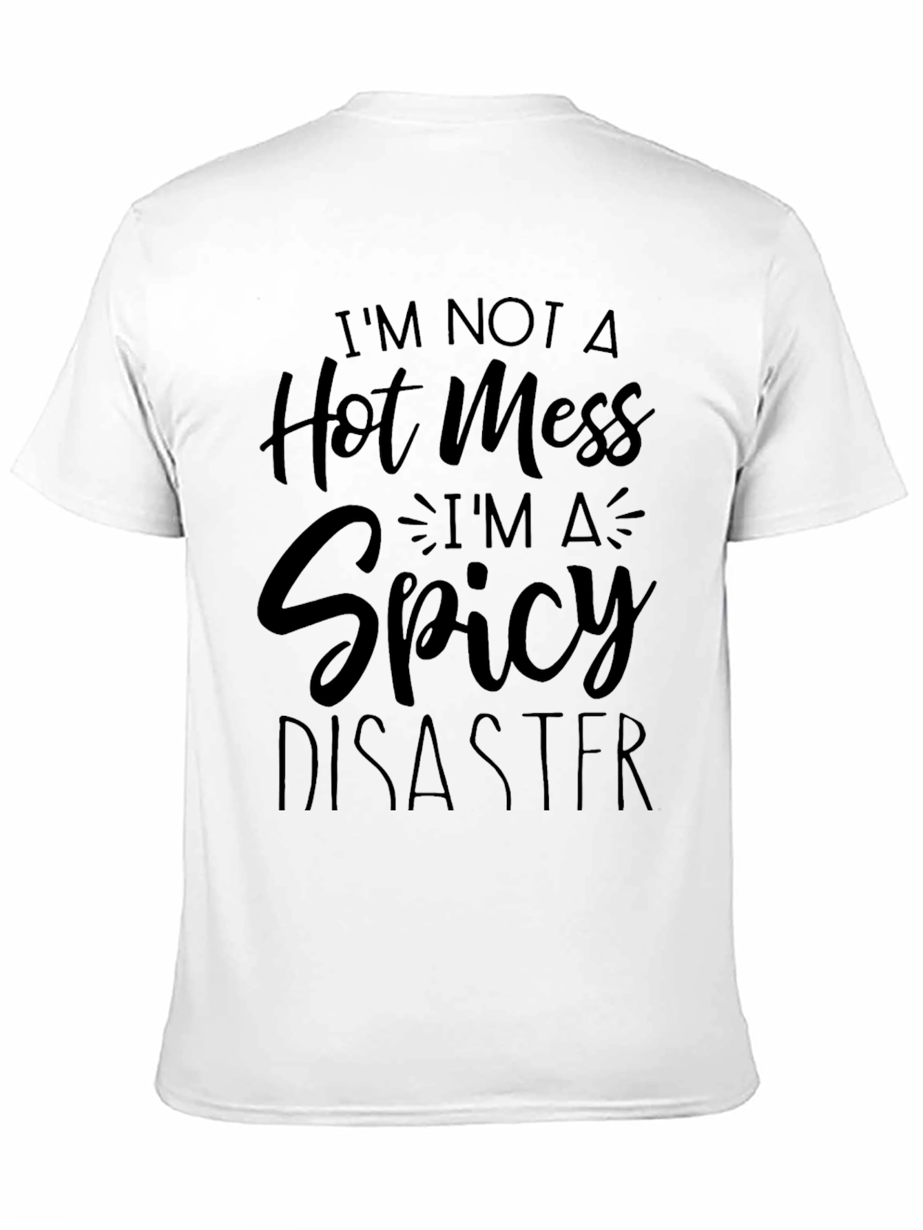 Spicy Disaster Black Graphic Tee