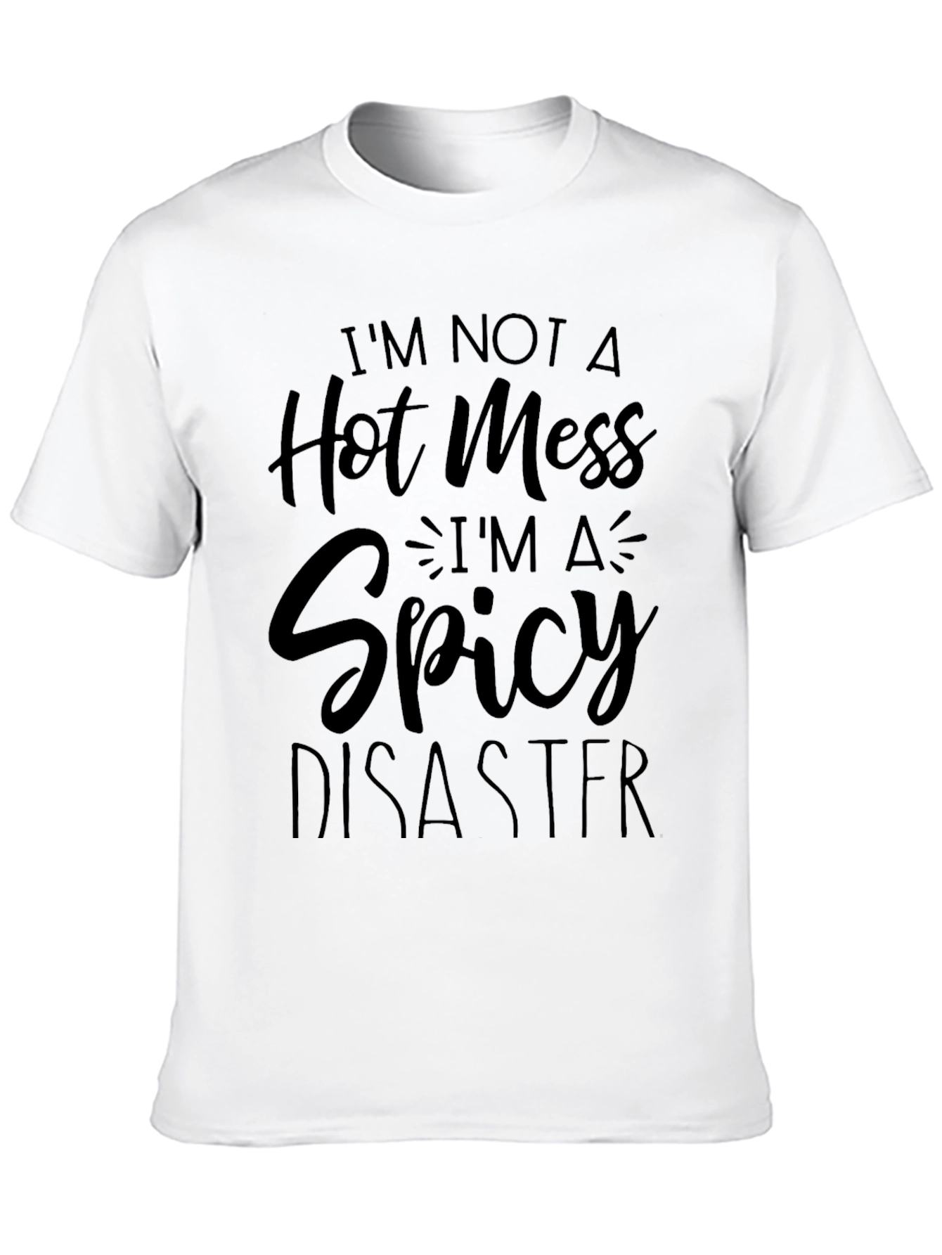 Spicy Disaster Black Graphic Tee