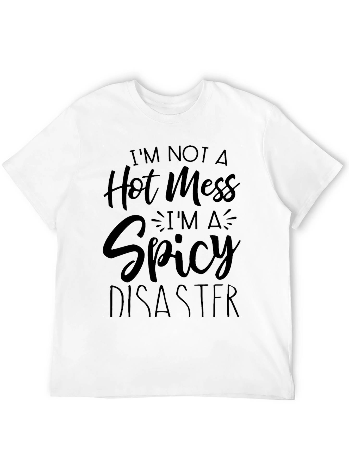 Spicy Disaster Black Graphic Tee