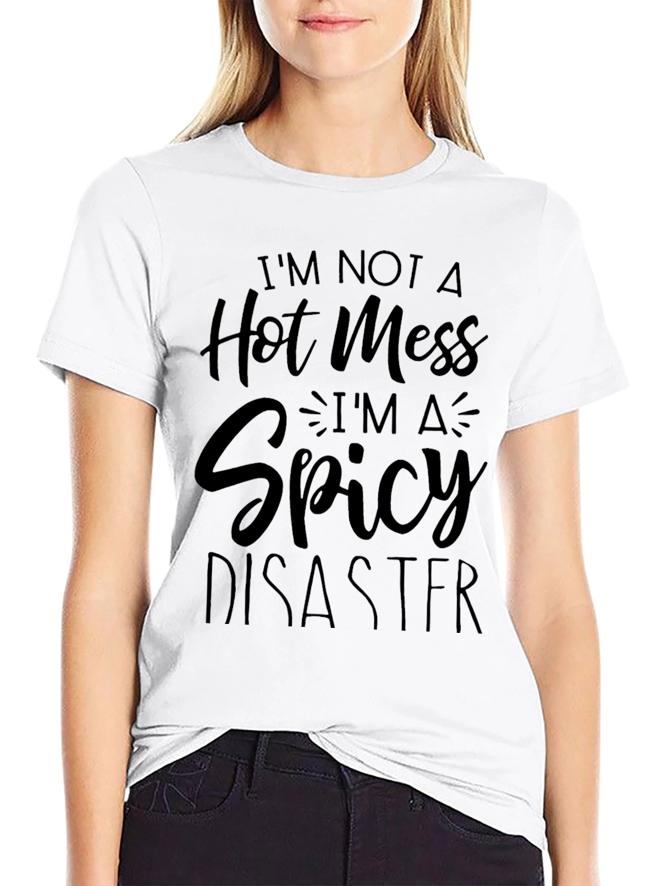 Spicy Disaster Black Graphic Tee
