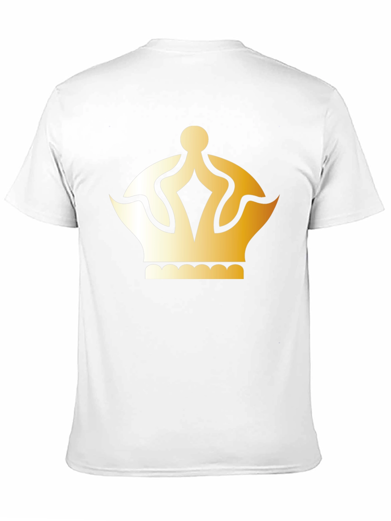 Gold Crown Graphic T-Shirt - Classic Style