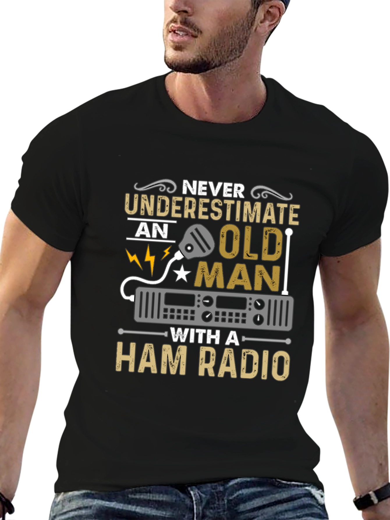 Ham Radio Old Man T-Shirt