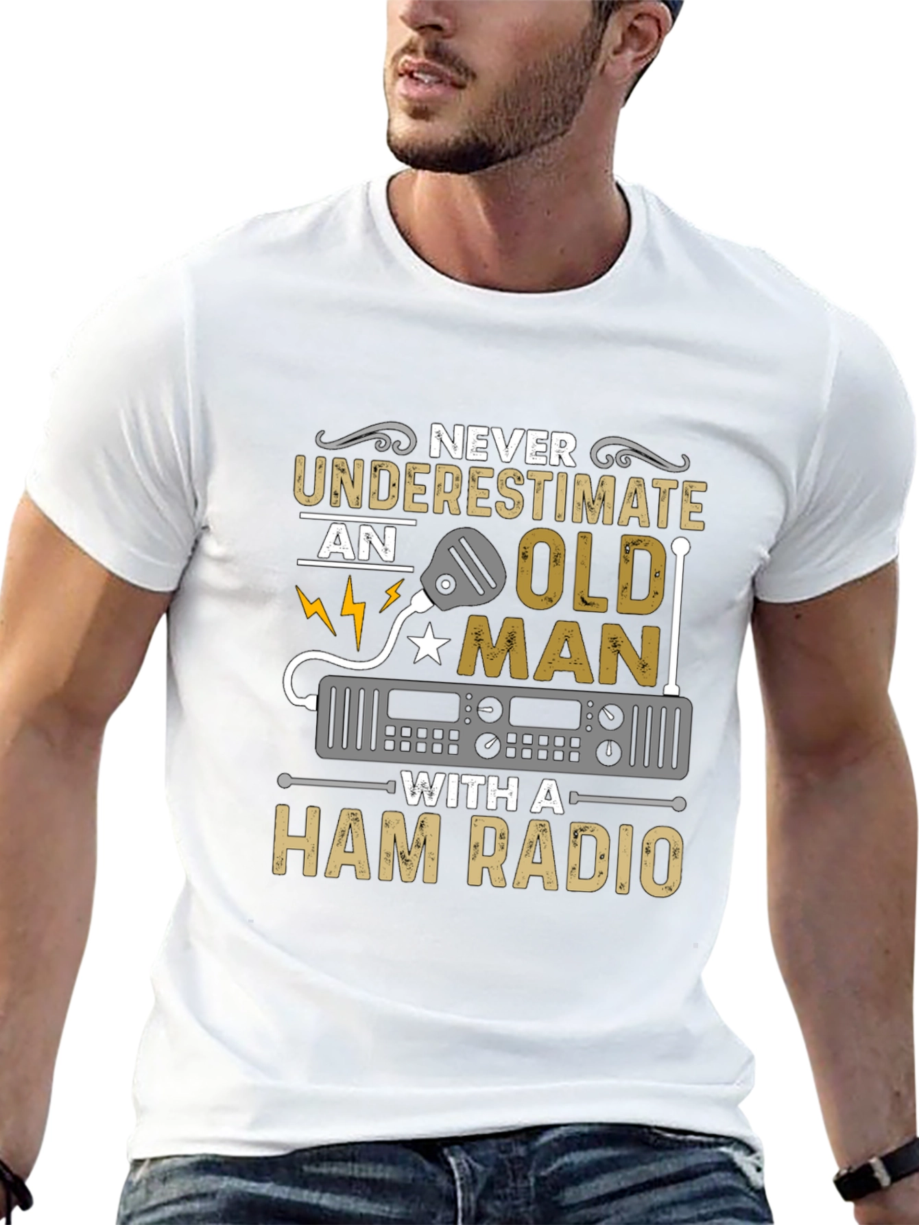 Ham Radio Old Man T-Shirt