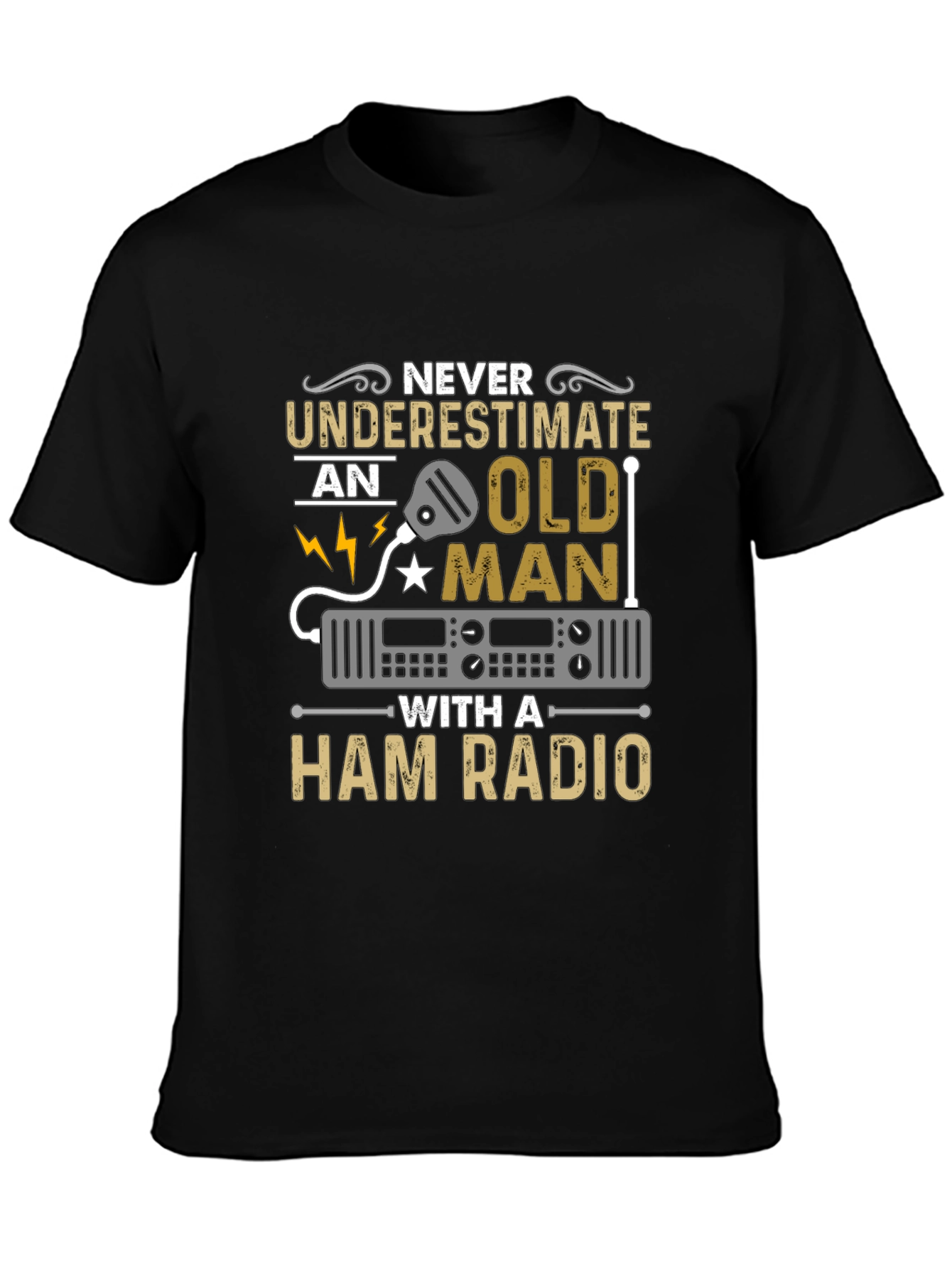 Ham Radio Old Man T-Shirt