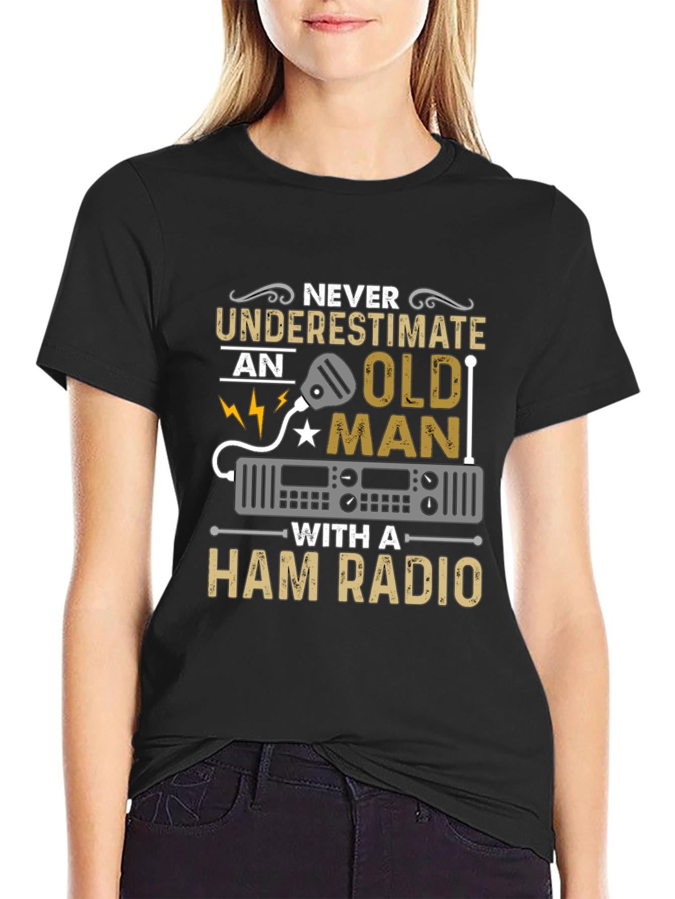 Ham Radio Old Man T-Shirt