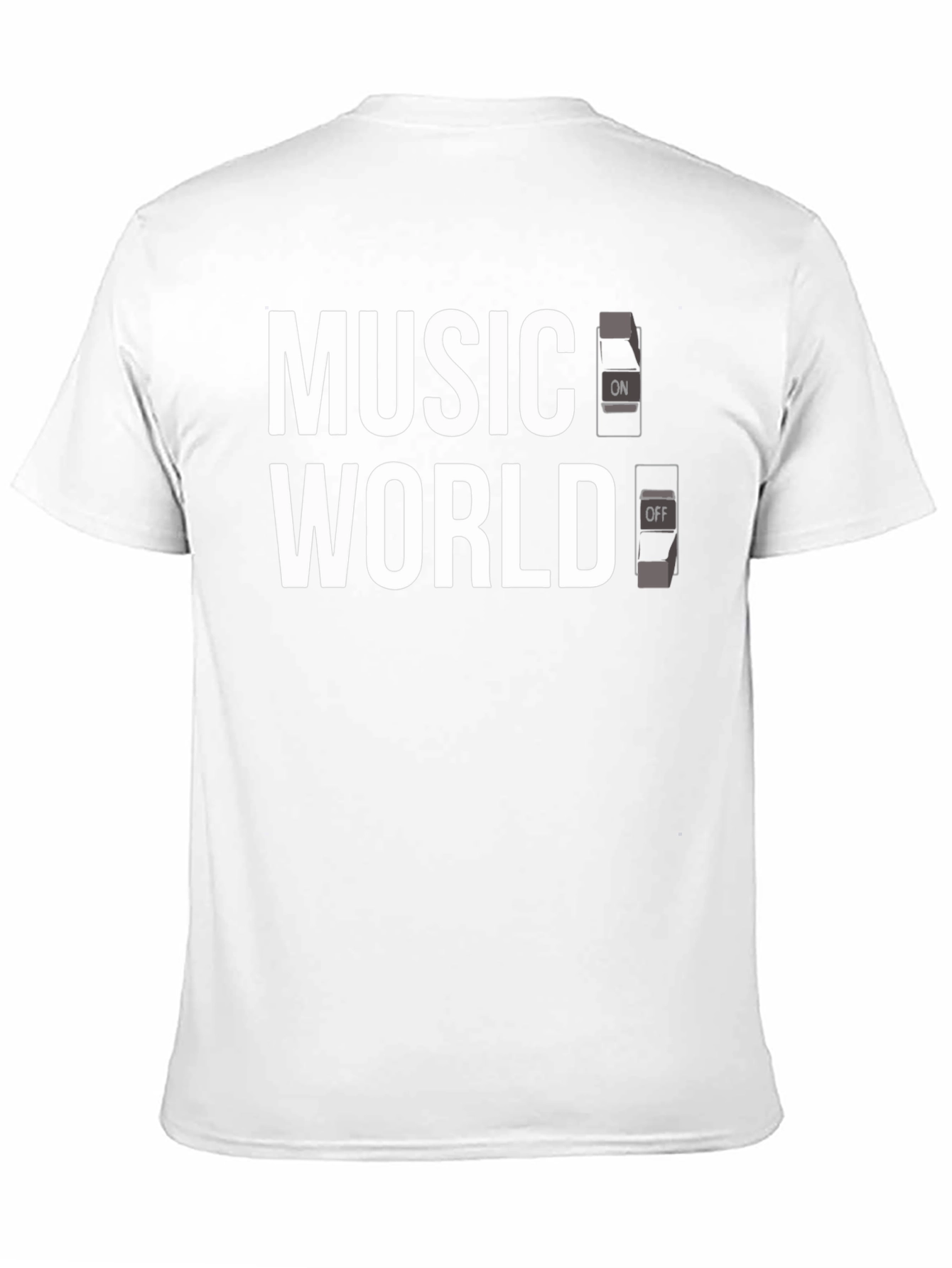Music World On/Off Switch Graphic Tee