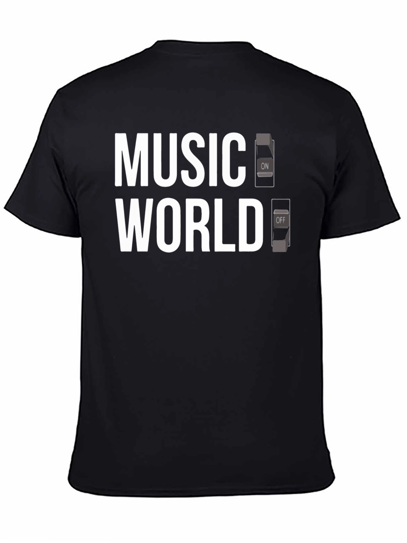 Music World On/Off Switch Graphic Tee