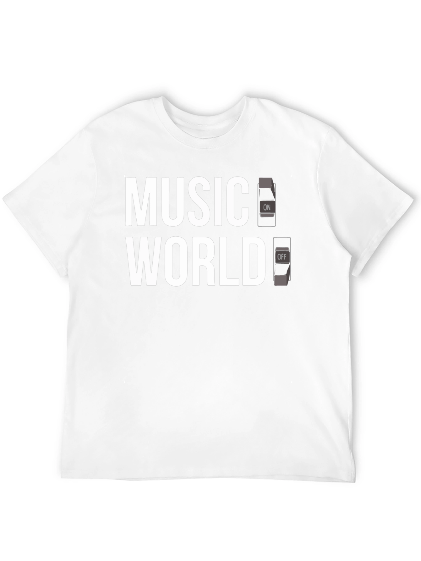 Music World On/Off Switch Graphic Tee