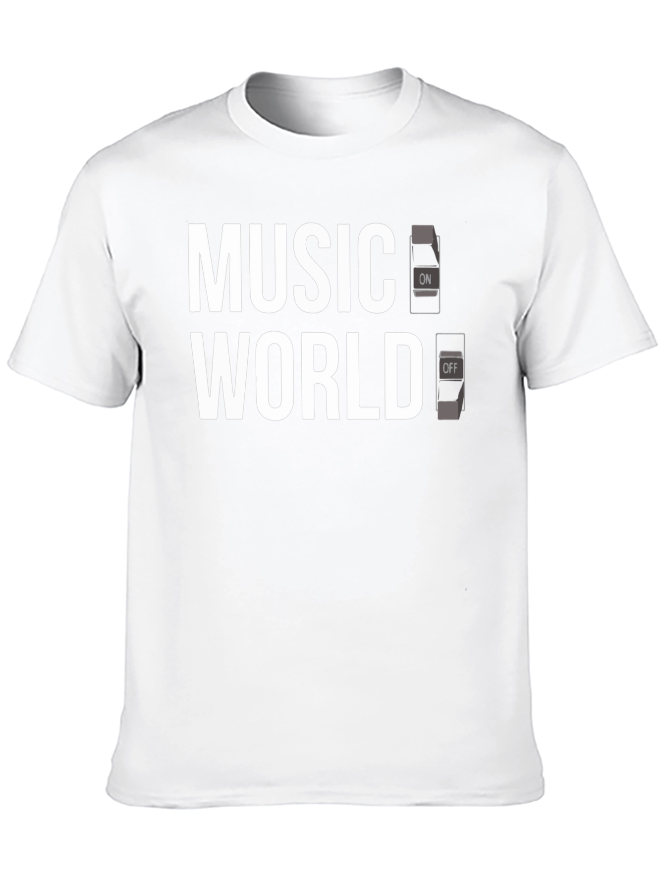 Music World On/Off Switch Graphic Tee