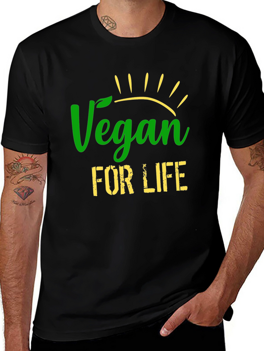 Vegan for Life T-Shirt - Stylish Vegan Apparel