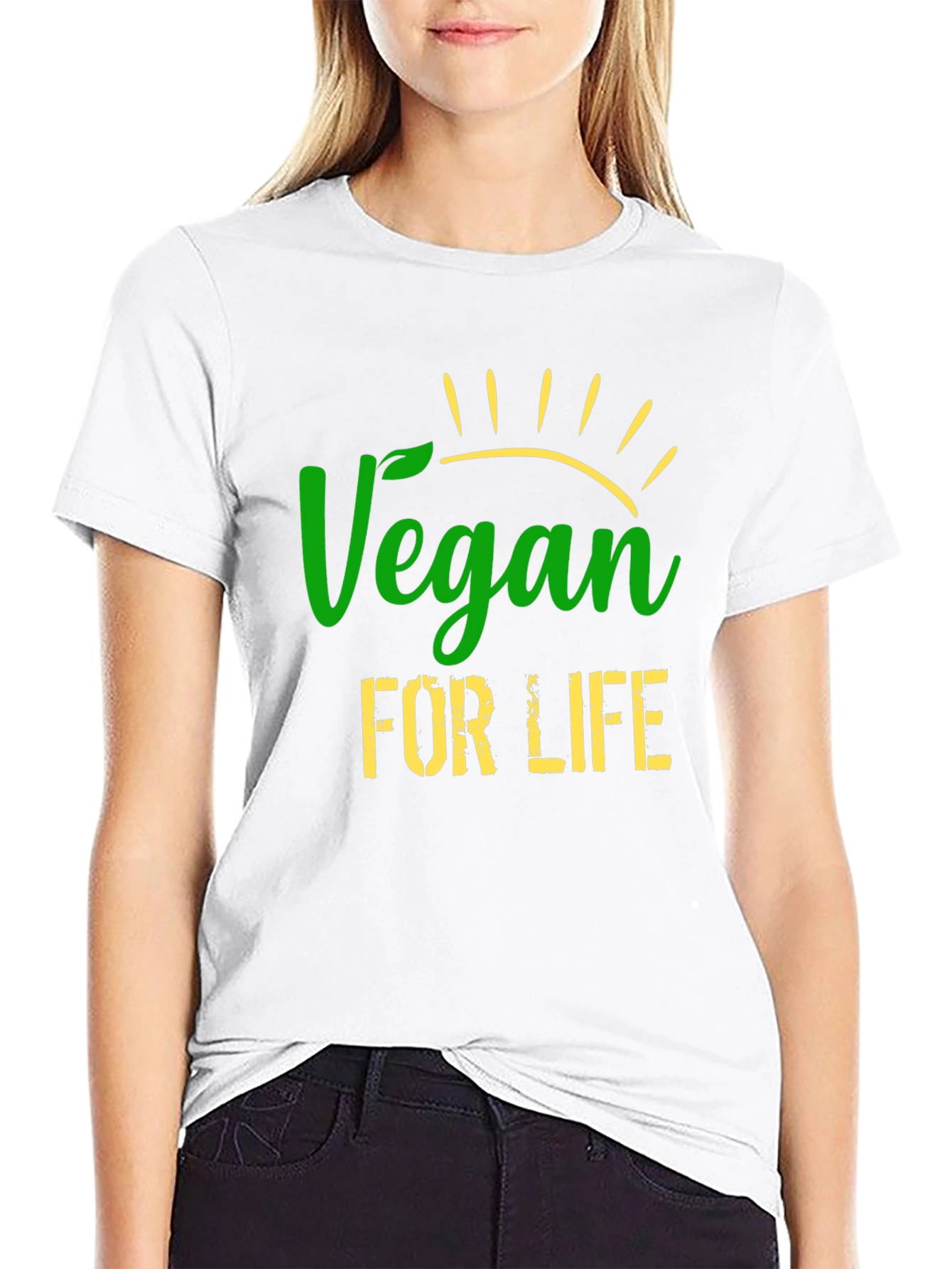 Vegan for Life T-Shirt - Stylish Vegan Apparel