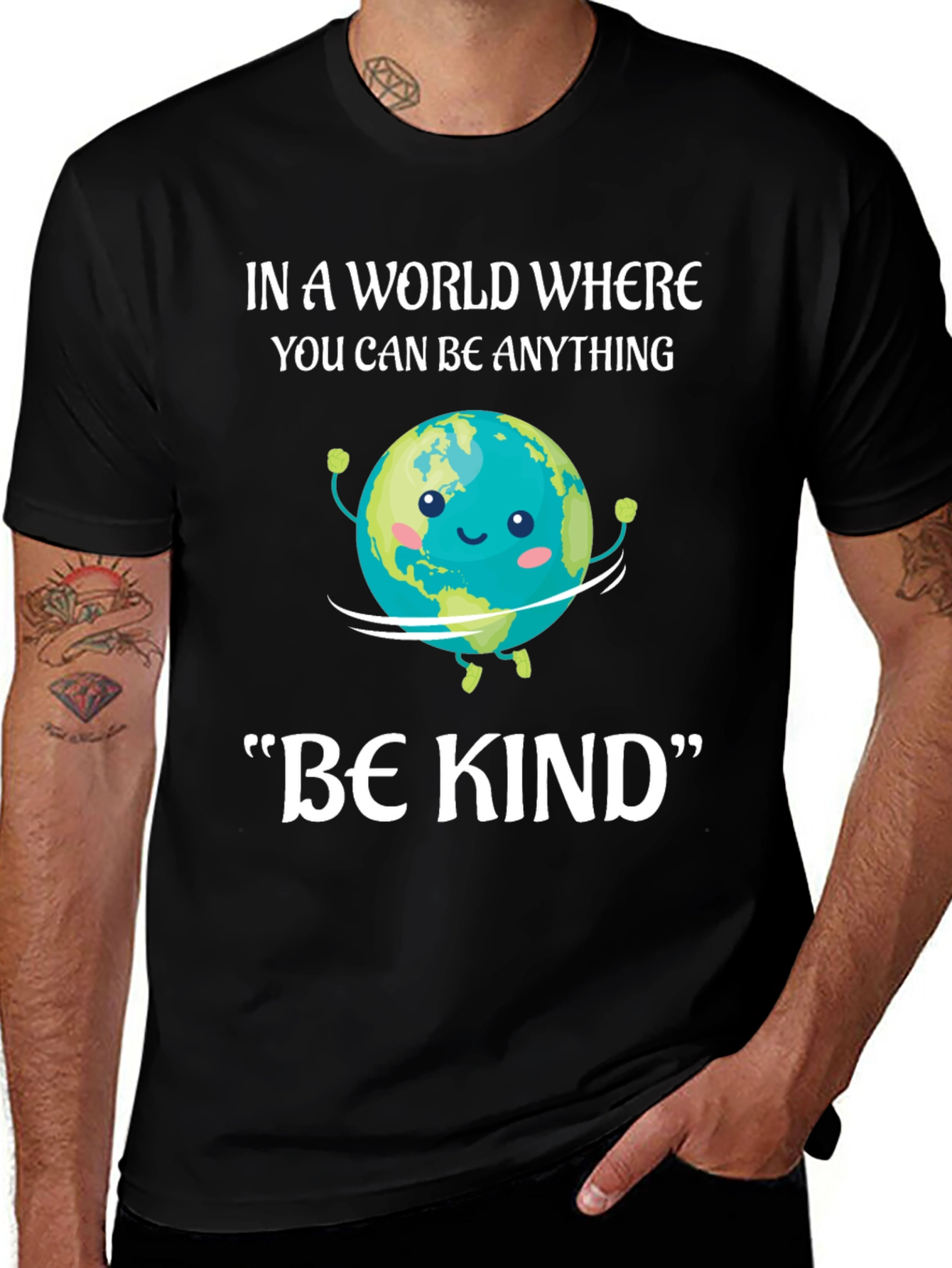 Be Kind Earth Graphic T-Shirt