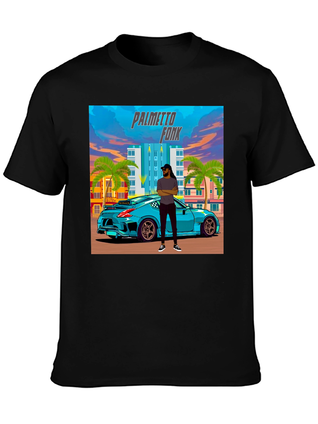 Palmetto Fonk Tee - Cool Car Graphic T-Shirt