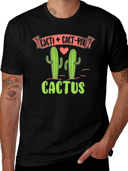 Cacti + Cact-You Graphic T-Shirt