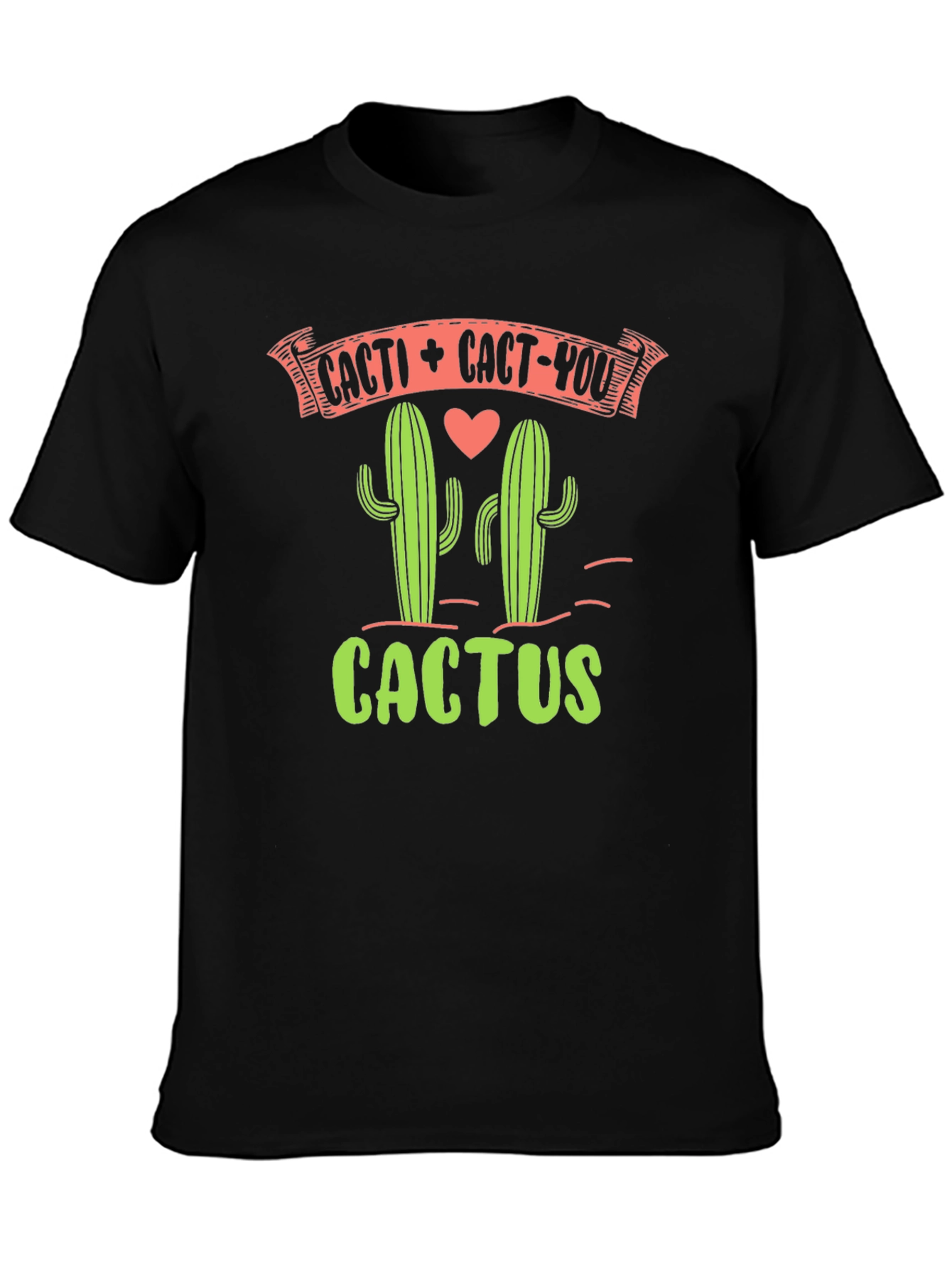 Cacti + Cact-You Graphic T-Shirt