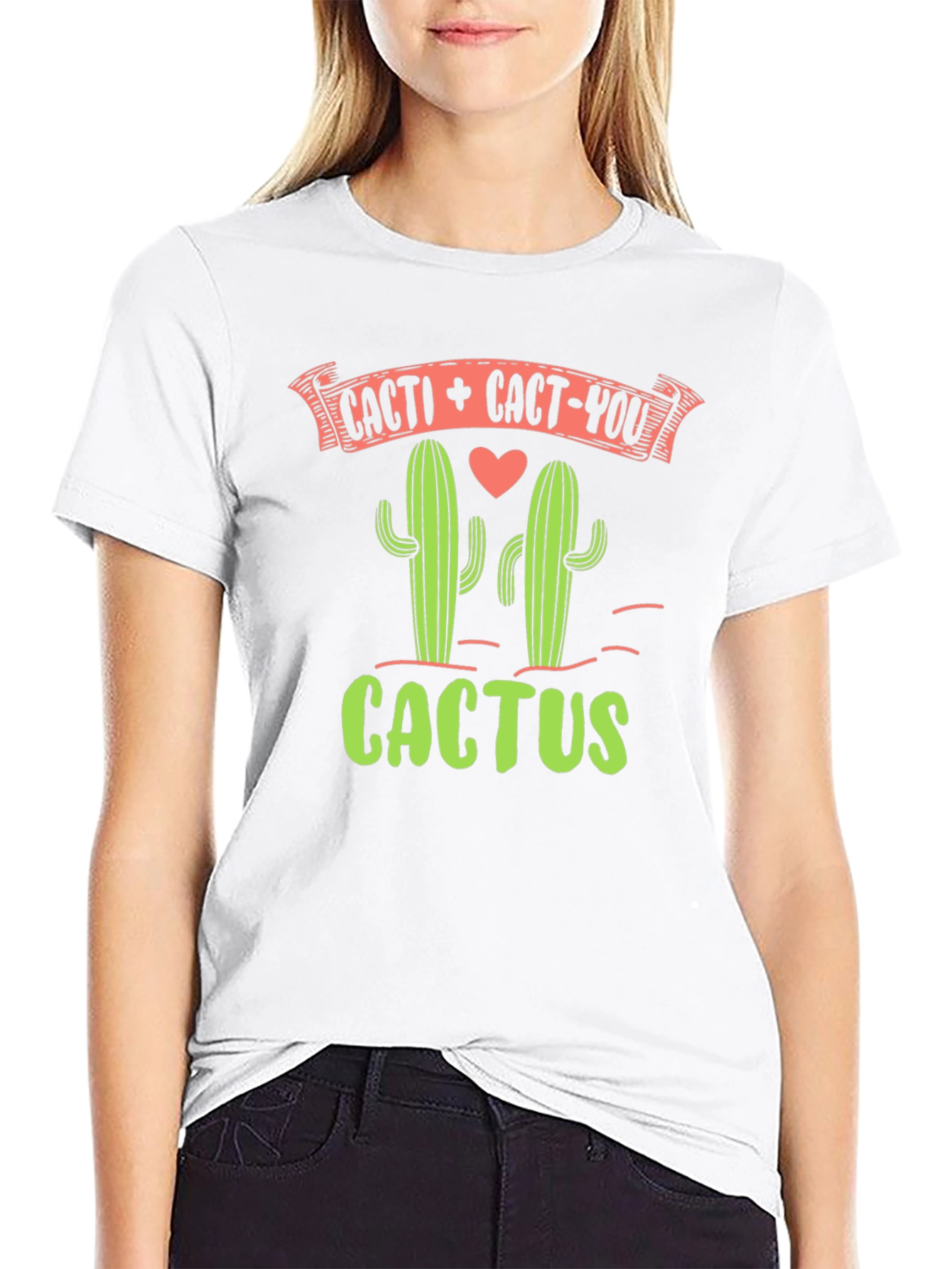 Cacti + Cact-You Graphic T-Shirt