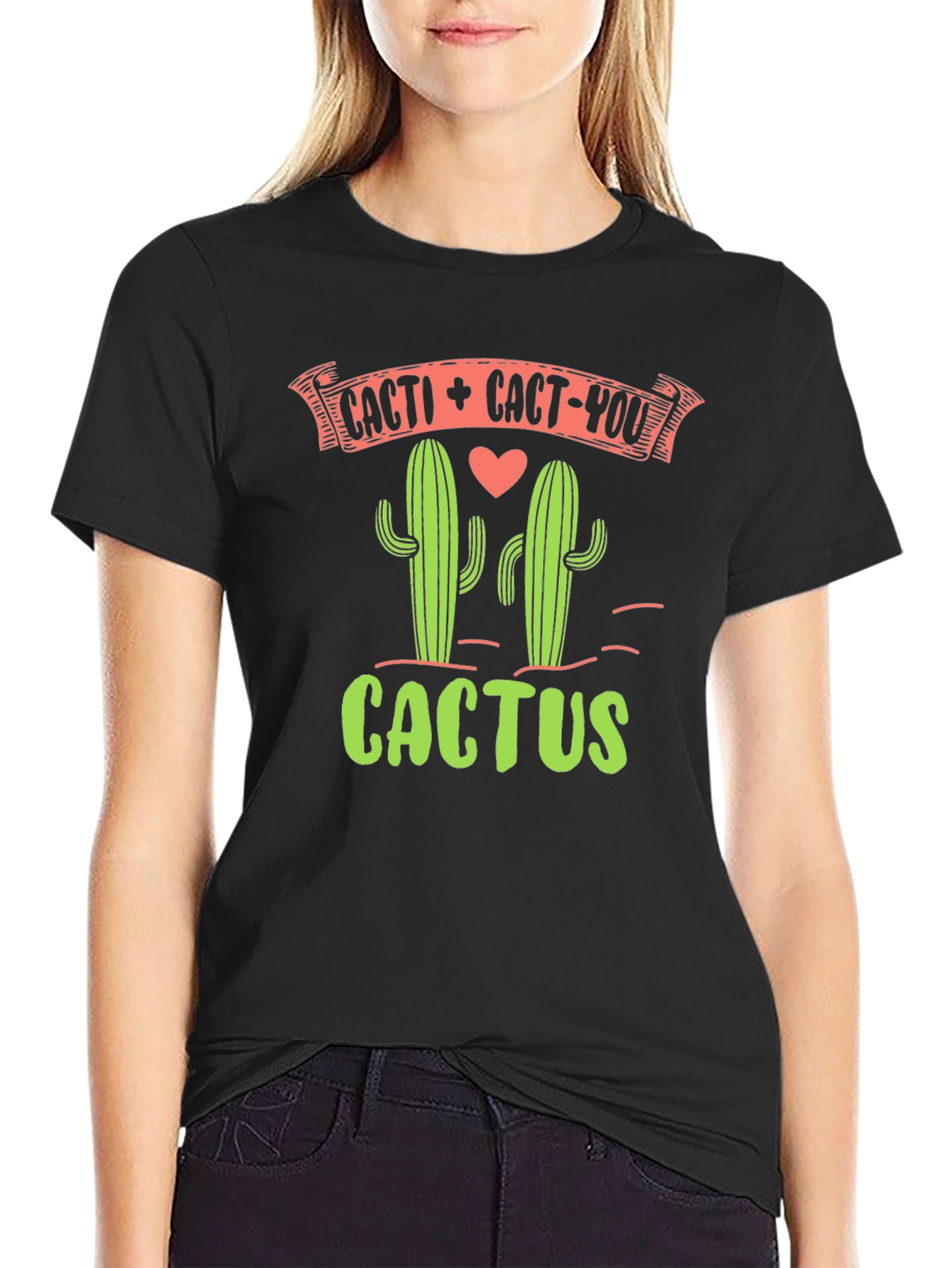 Cacti + Cact-You Graphic T-Shirt