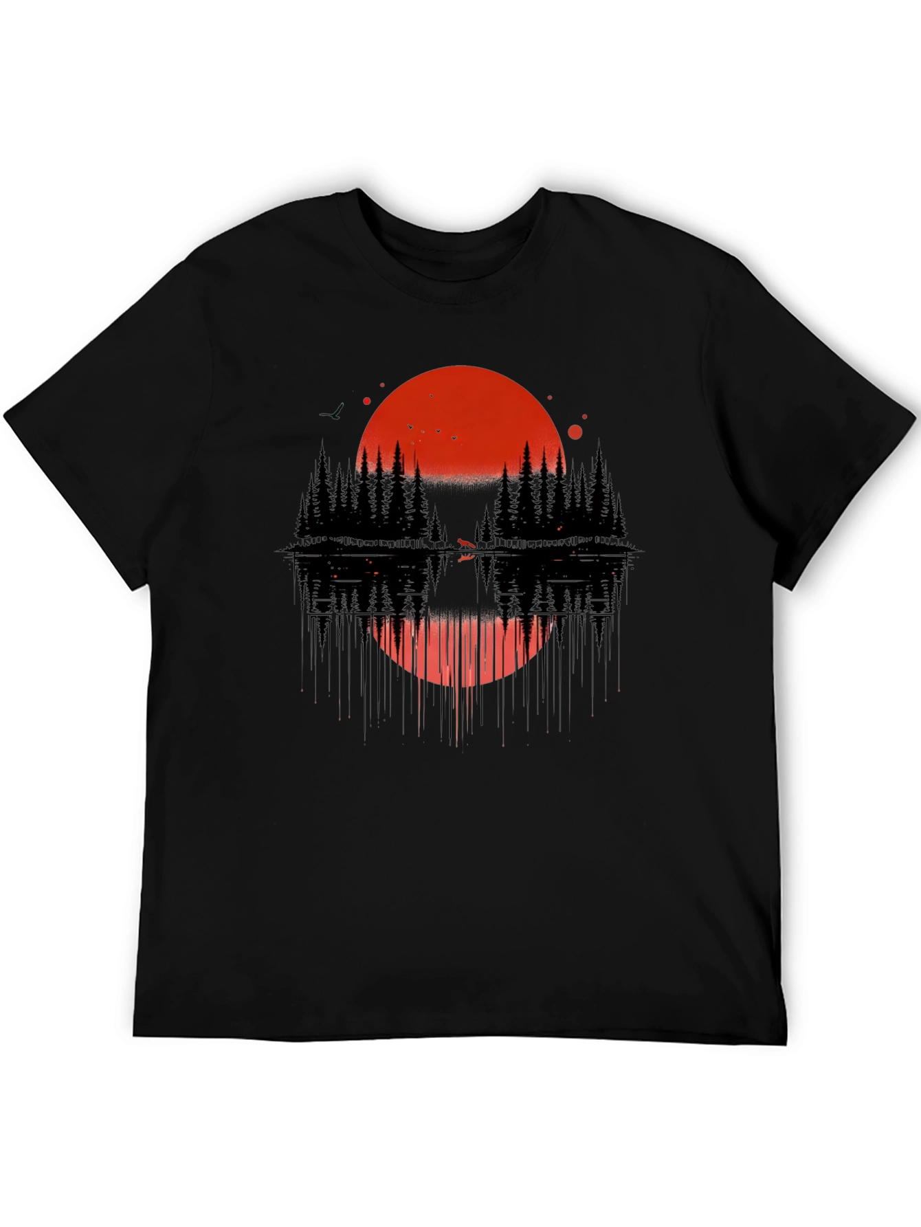 Sunset Forest Graphic Tee - Nature Inspired Design