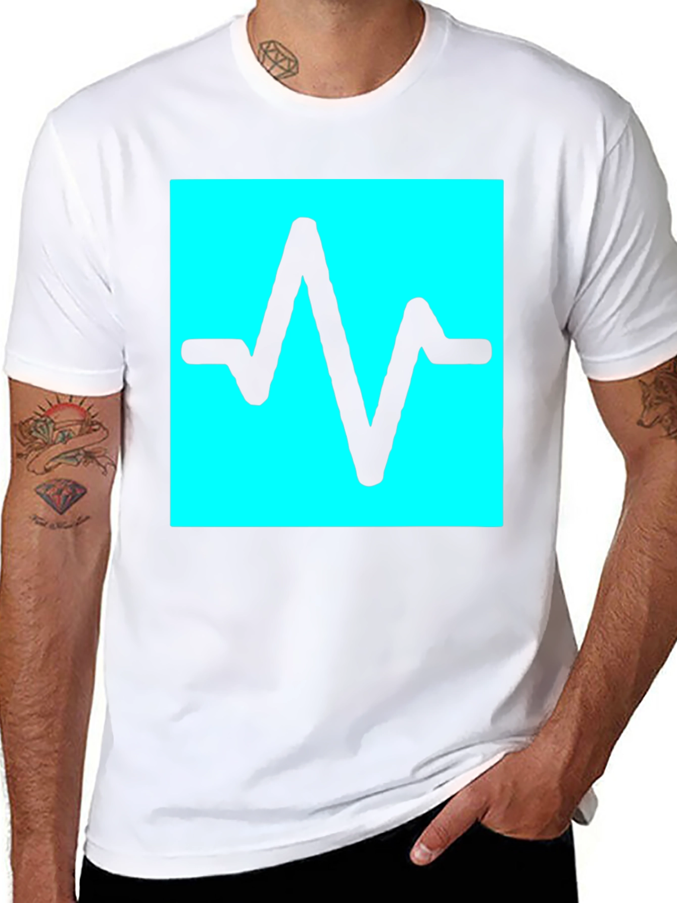 Pulse Wave T-Shirt - Black Graphic Tee