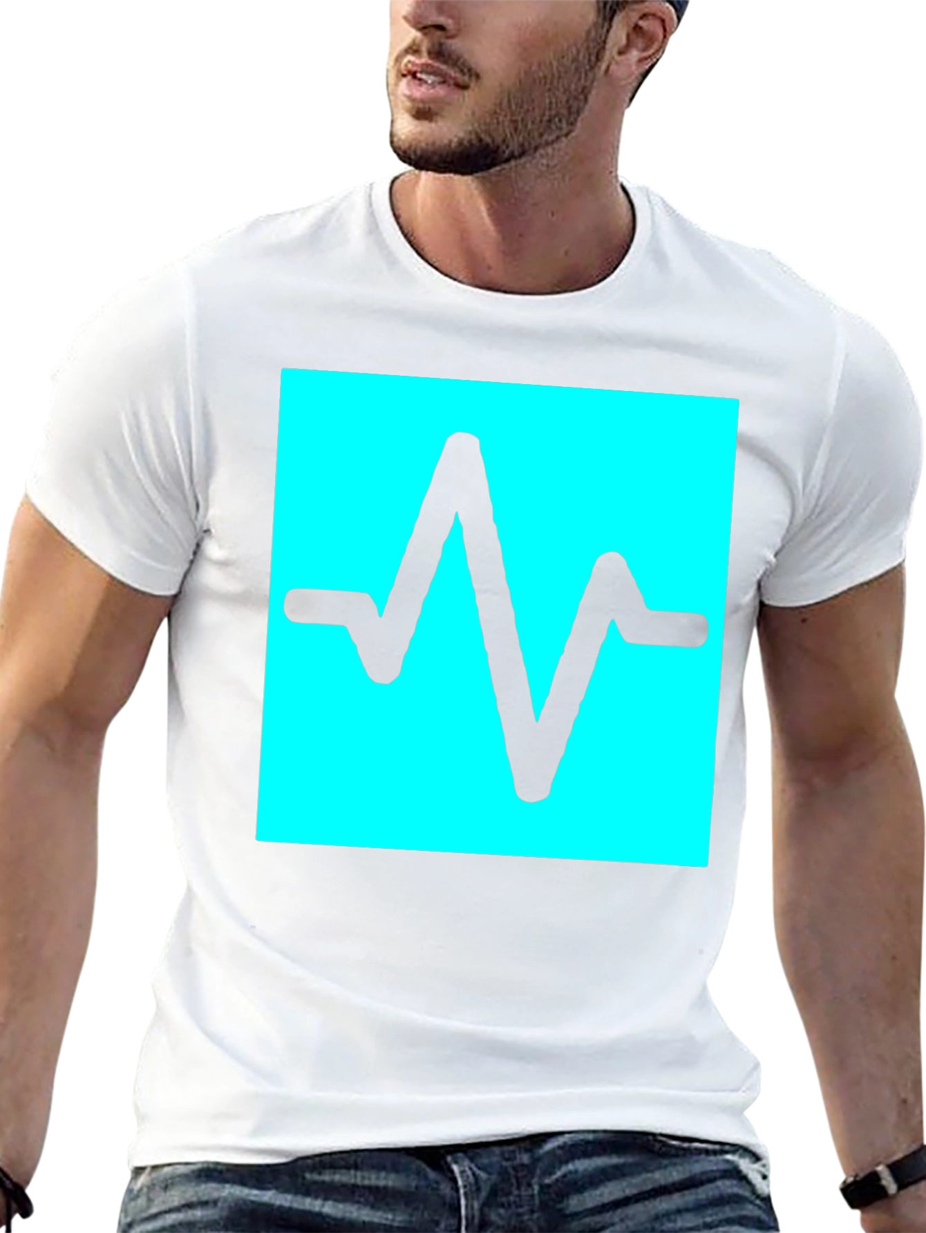 Pulse Wave T-Shirt - Black Graphic Tee