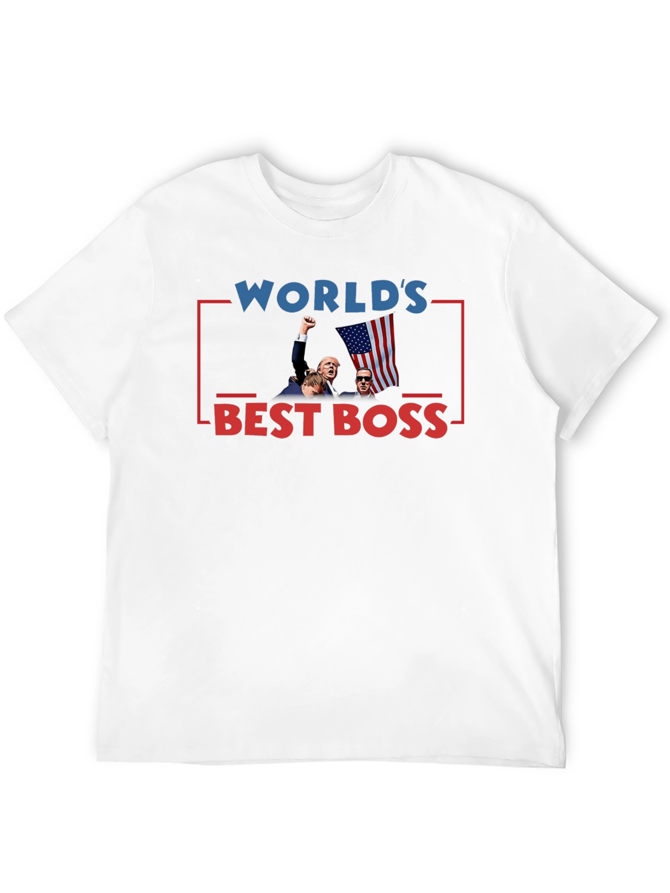 Worlds Best Boss Graphic Tee - Black