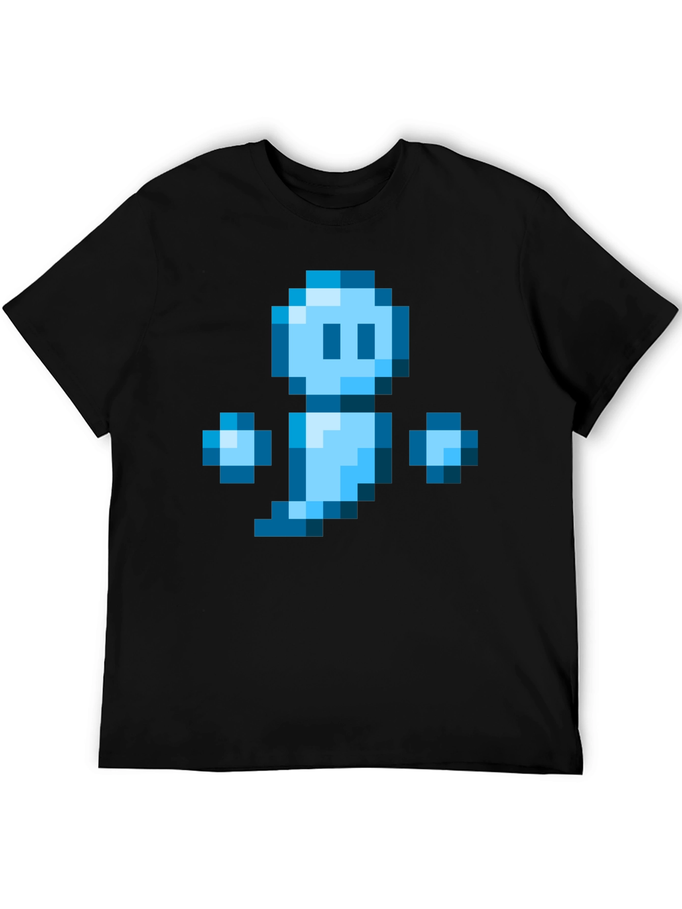 Pixel Ghost Black T-Shirt
