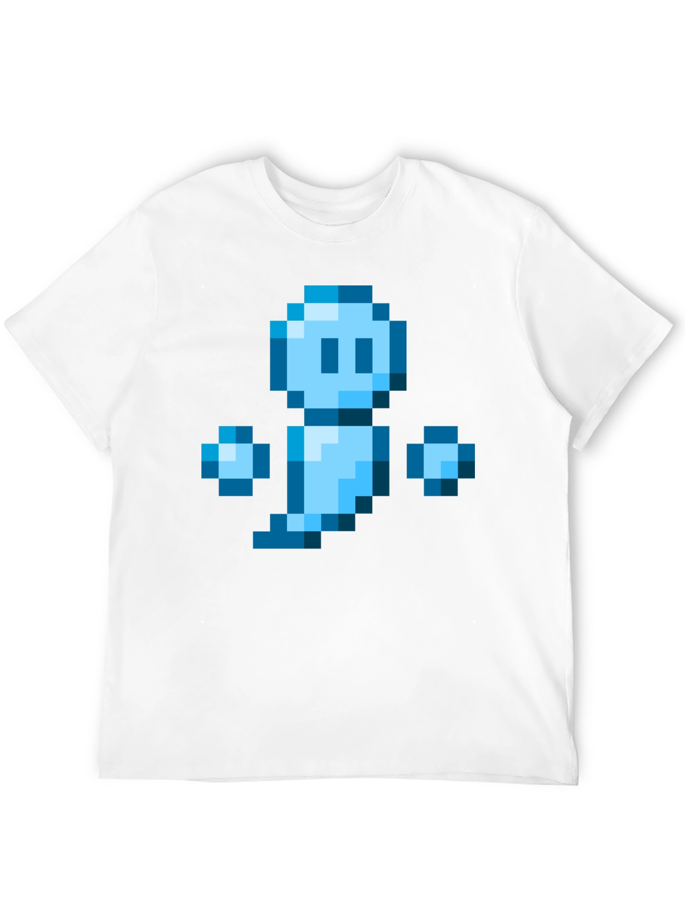 Pixel Ghost Black T-Shirt